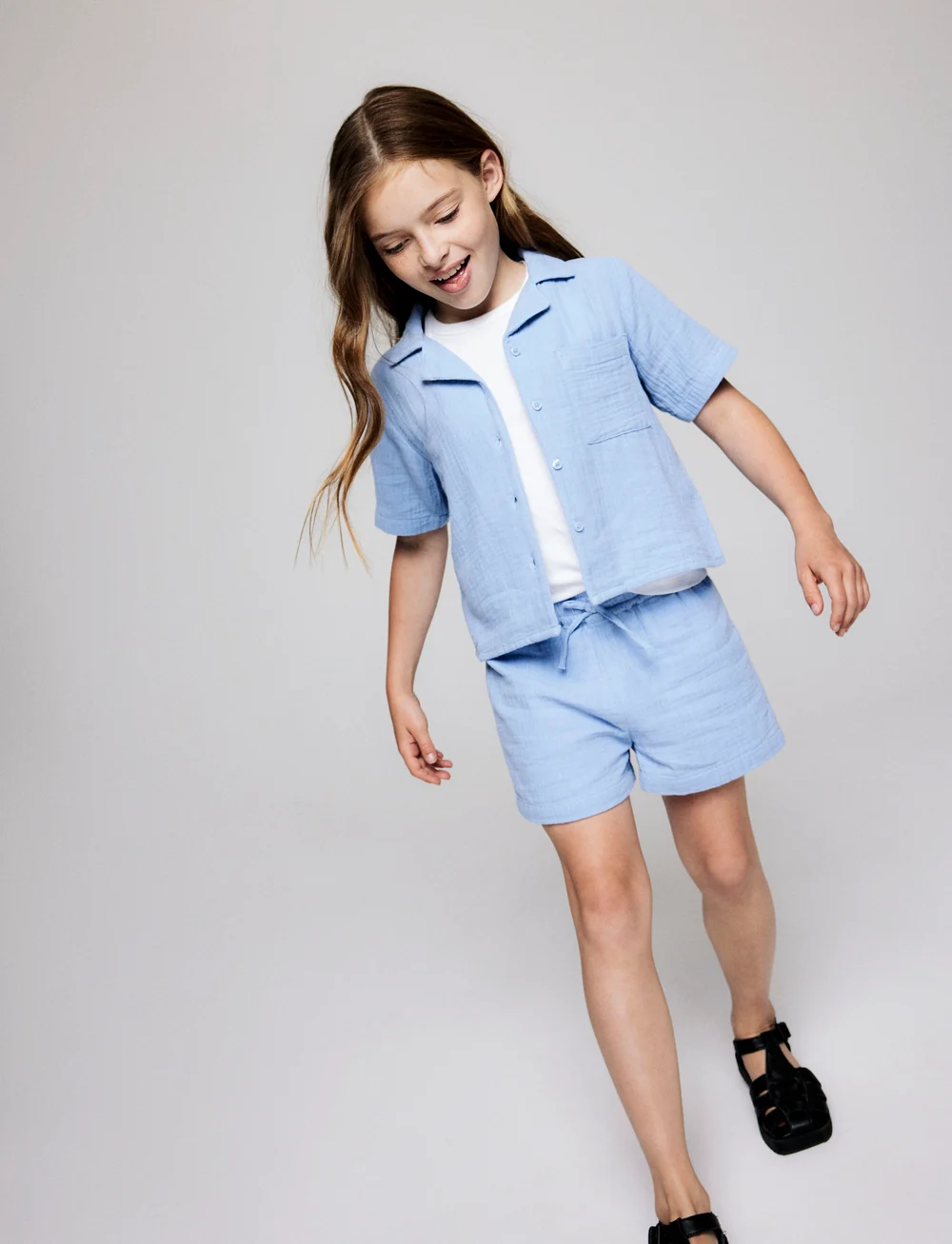 name it - NKFJASMIN SHORTS NOOS - lühikesed vabaajapüksid - serenity - 3