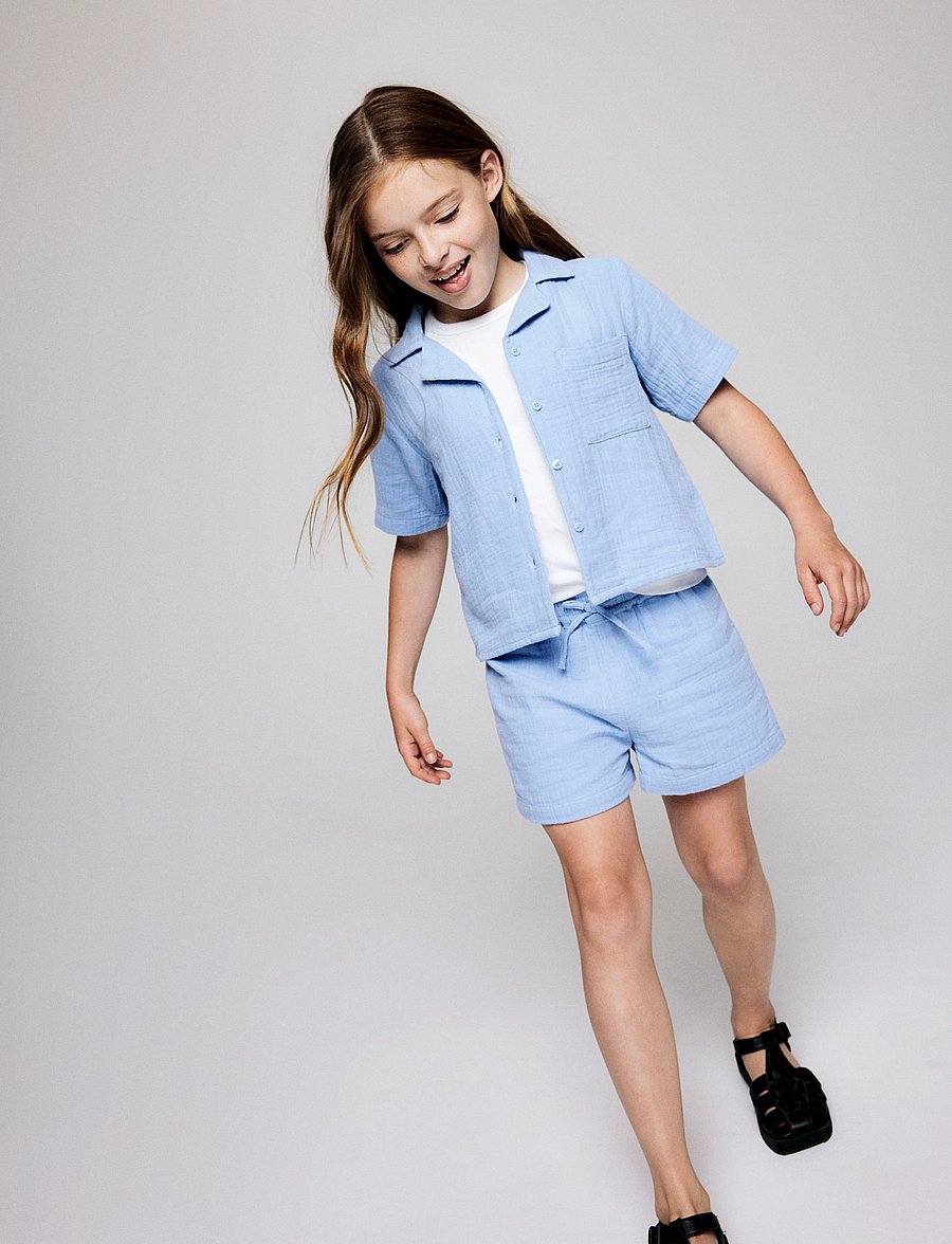 name it - NKFJASMIN SHORTS NOOS - lühikesed vabaajapüksid - serenity - 3