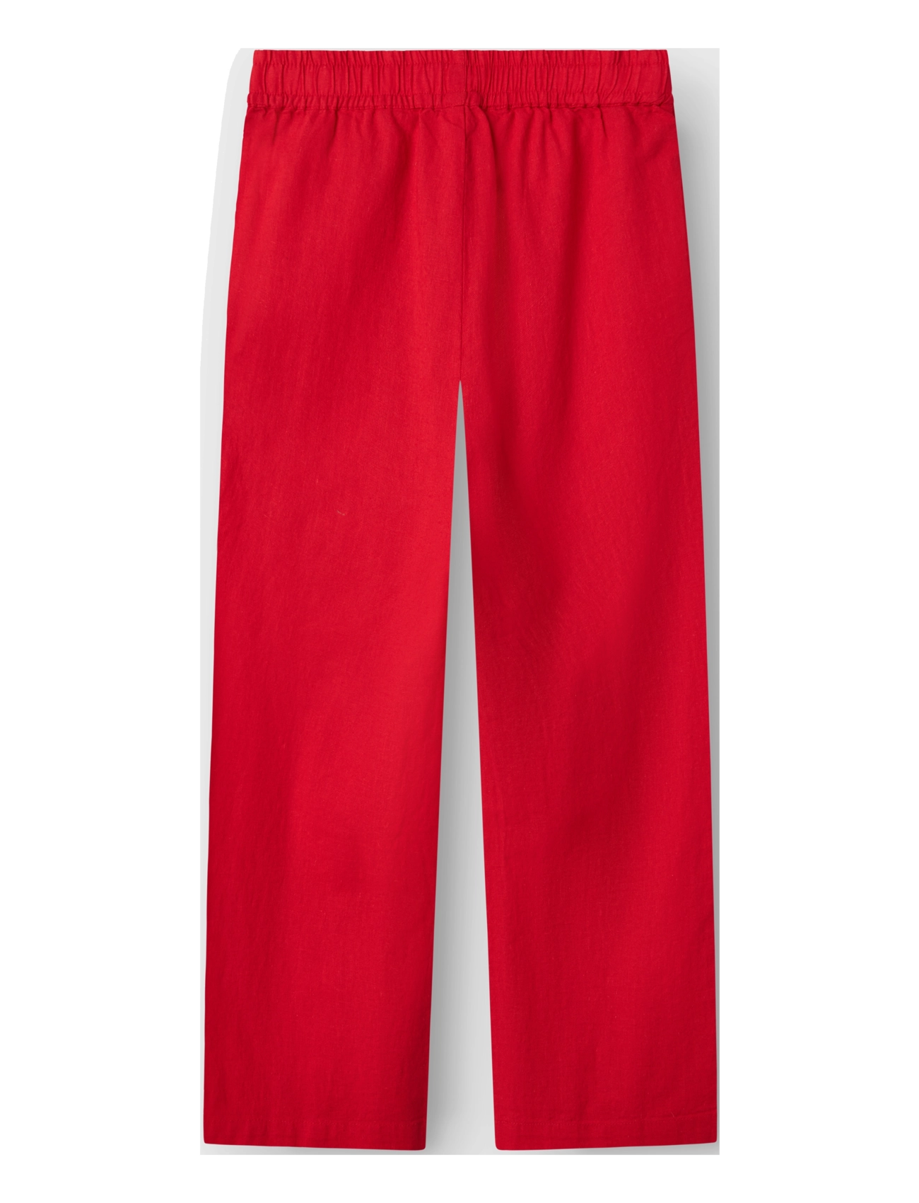name it - NKFFALINNEN STRAIGHT PANT - leinen-kleidung - chinese red - 1