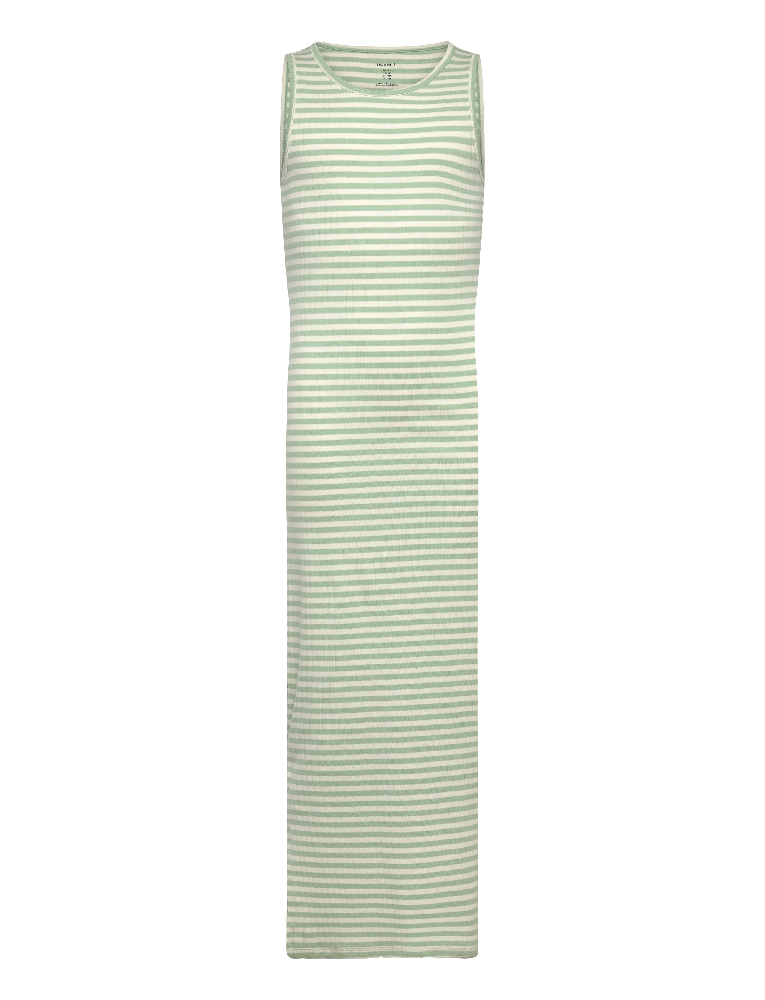 name it Nkfsuraja Xsl Sl Maxi Dress Noos, 164, Green, Fritidskjoler > Kortærmede Fritidskjoler, Børn