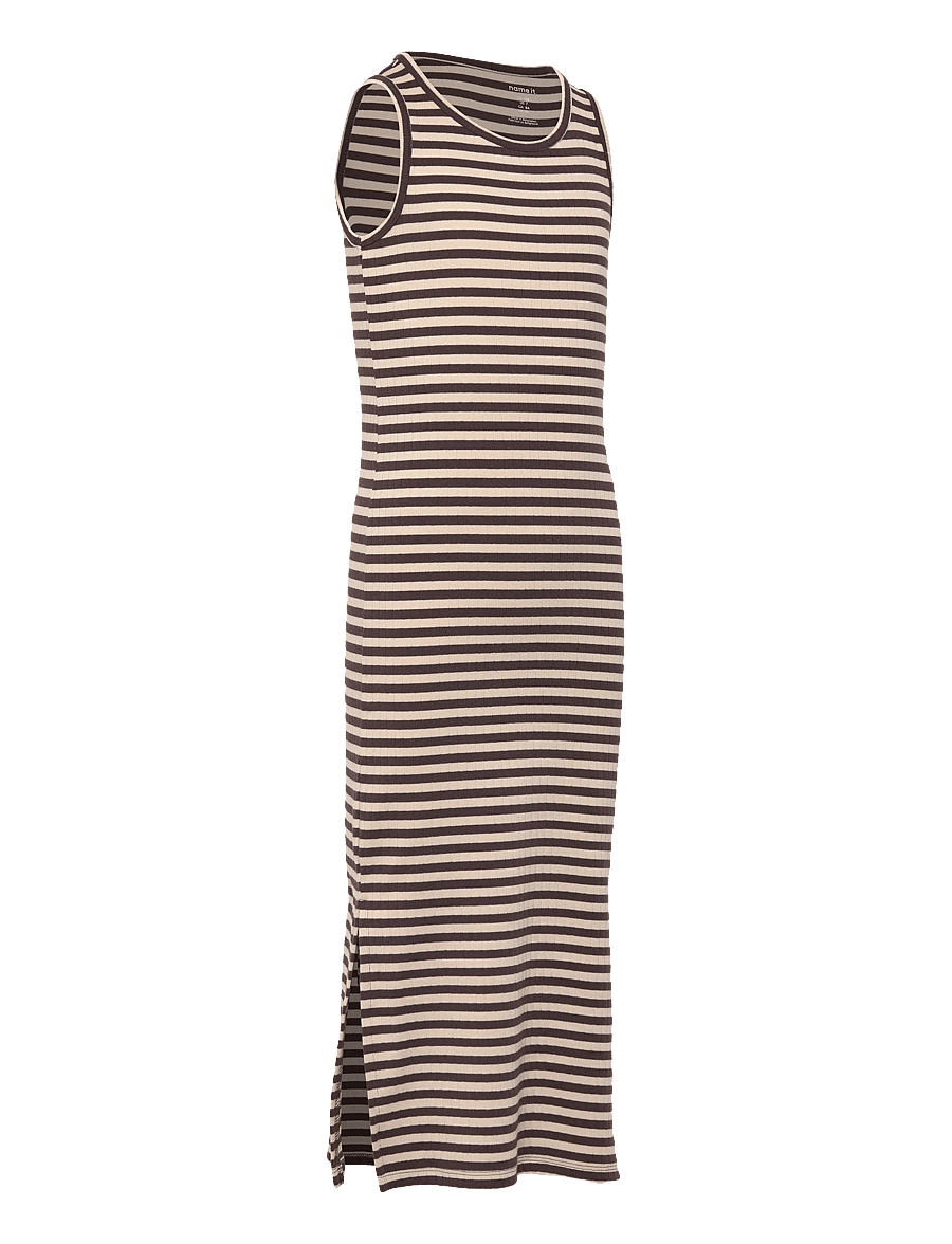 name it - NKFSURAJA XSL SL MAXI DRESS NOOS - Ärmellose freizeitkleider - black coffee - 2