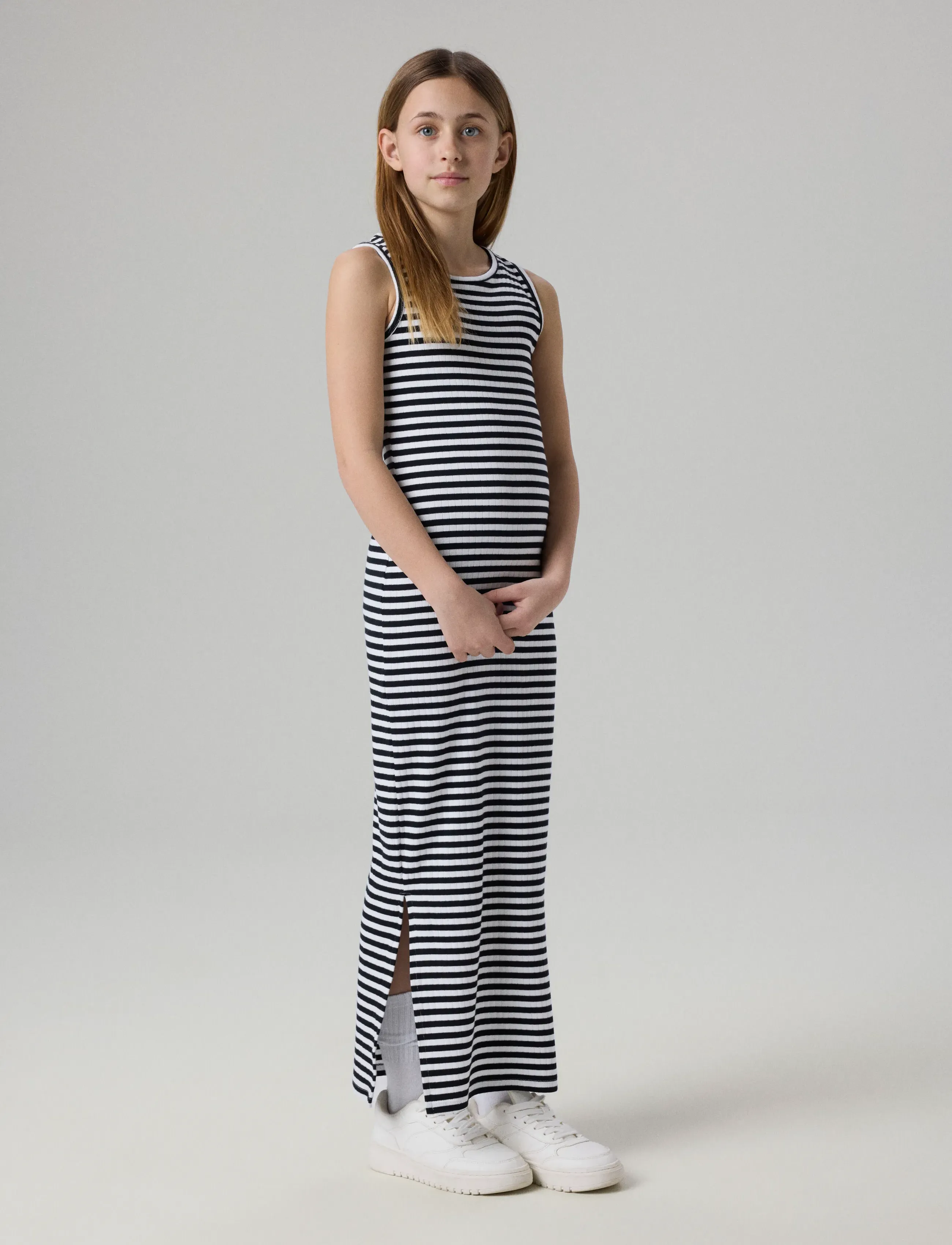 name it - NKFSURAJA XSL SL MAXI DRESS NOOS - Ärmellose freizeitkleider - bright white - 2