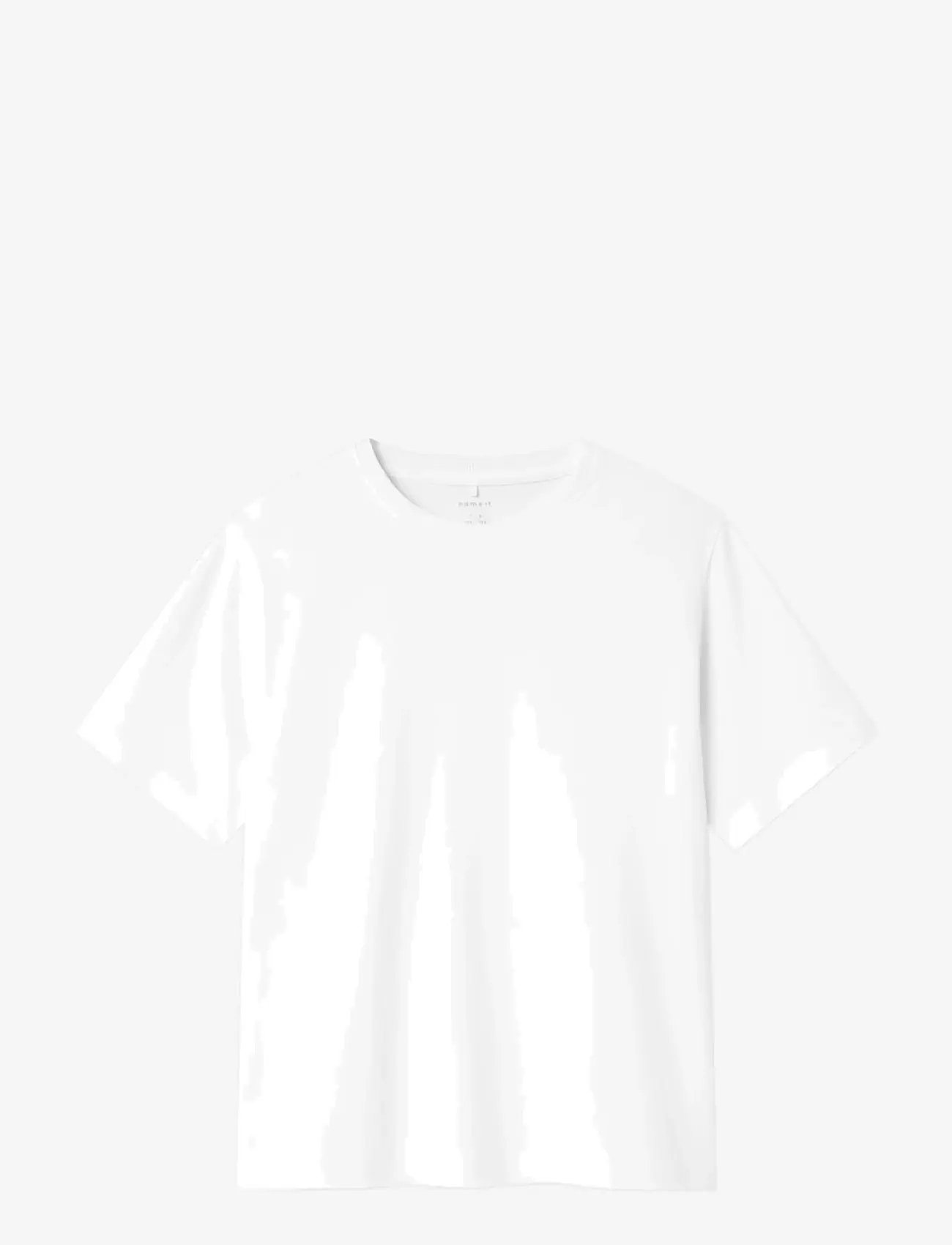 name it - NKFGREGA SS NREG TOP NOOS - kortærmede - bright white - 2