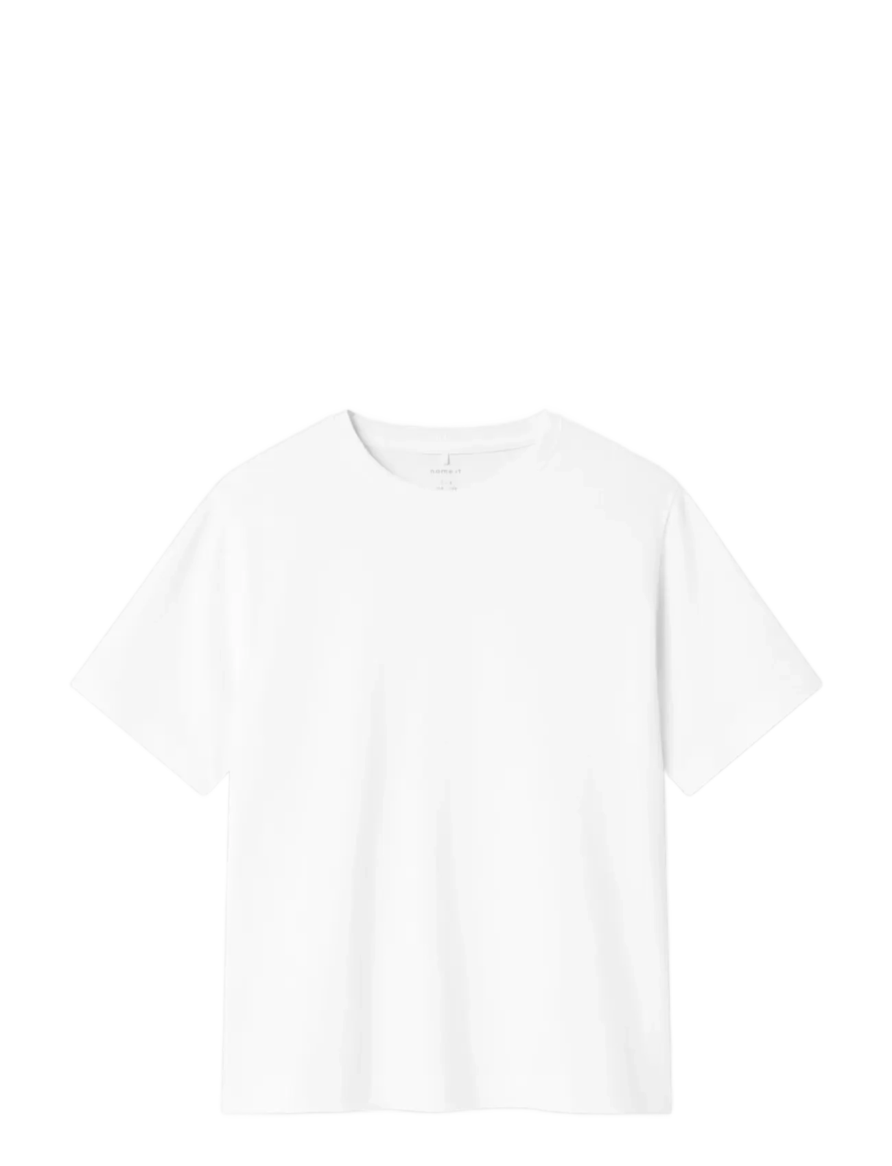 name it - NKFGREGA SS NREG TOP NOOS - short-sleeved t-shirts - bright white - 2