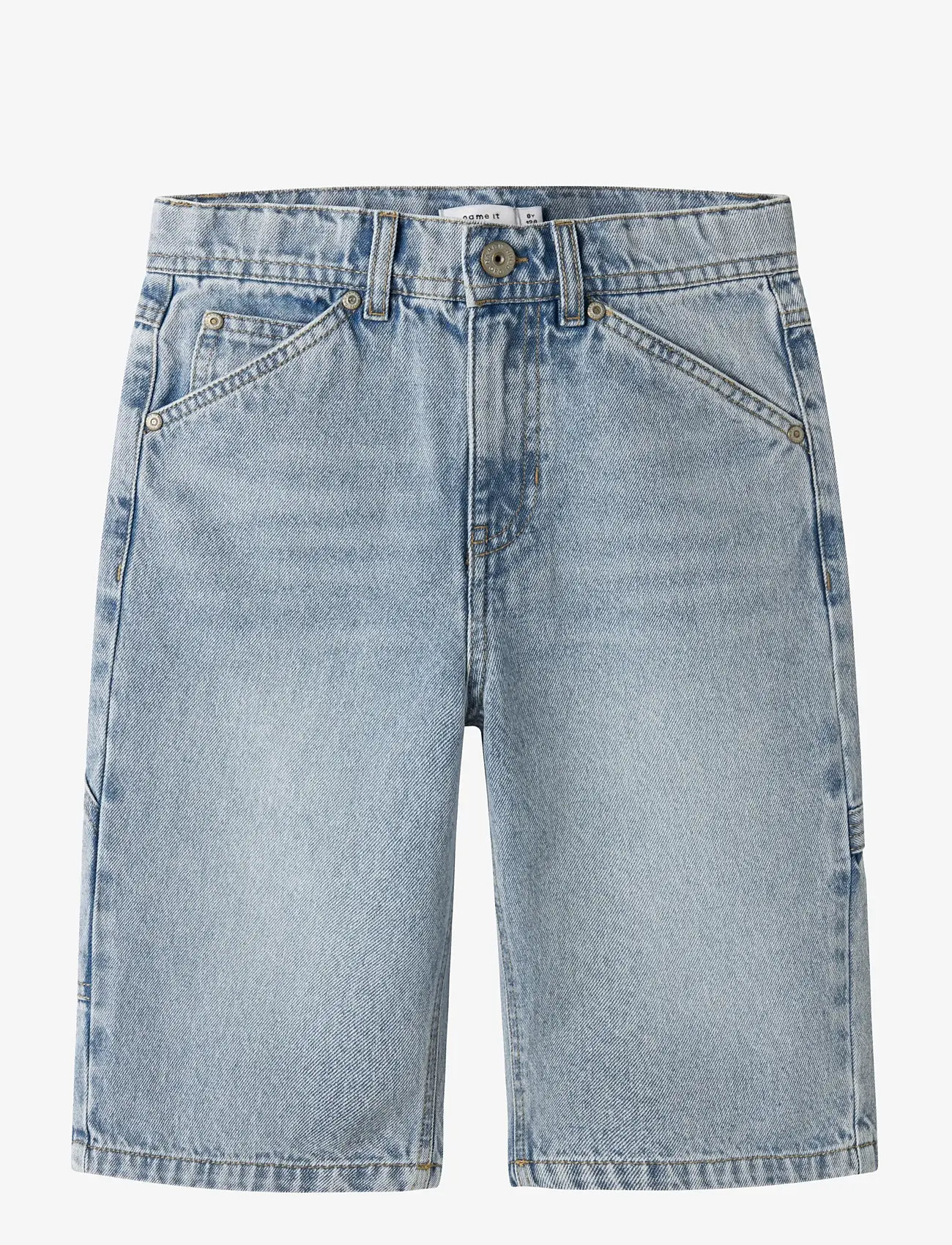 name it - NKMRYAN DNM BERMUDA 3800-IM NOOS - jeansshorts - light blue bleached denim - 0