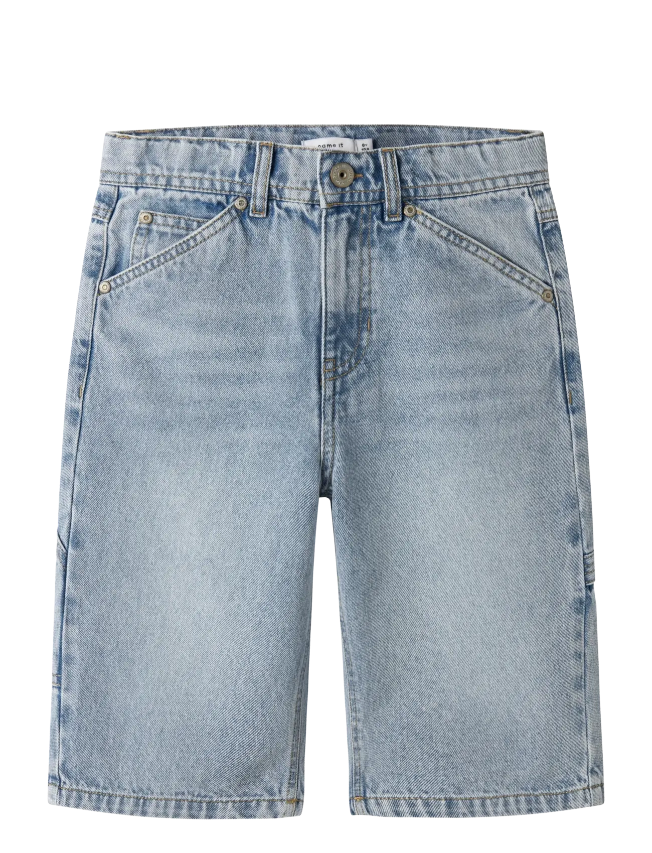 name it NKMRYAN DNM BERMUDA 3800-IM NOOS - Shorts - LIGHT BLUE BLEACHED DENIM / blue