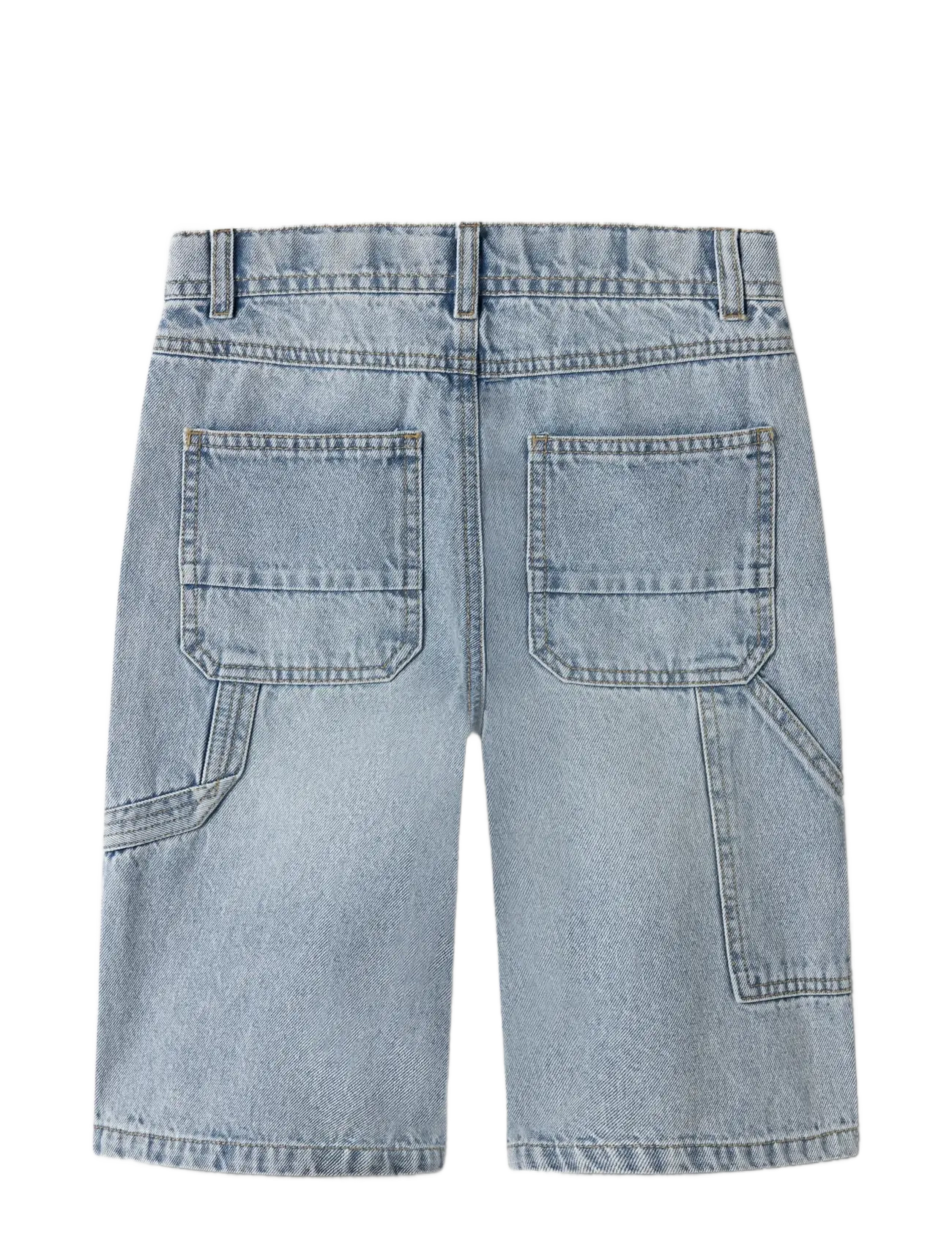 name it - NKMRYAN DNM BERMUDA 3800-IM NOOS - lühikesed teksapüksid - light blue bleached denim - 1