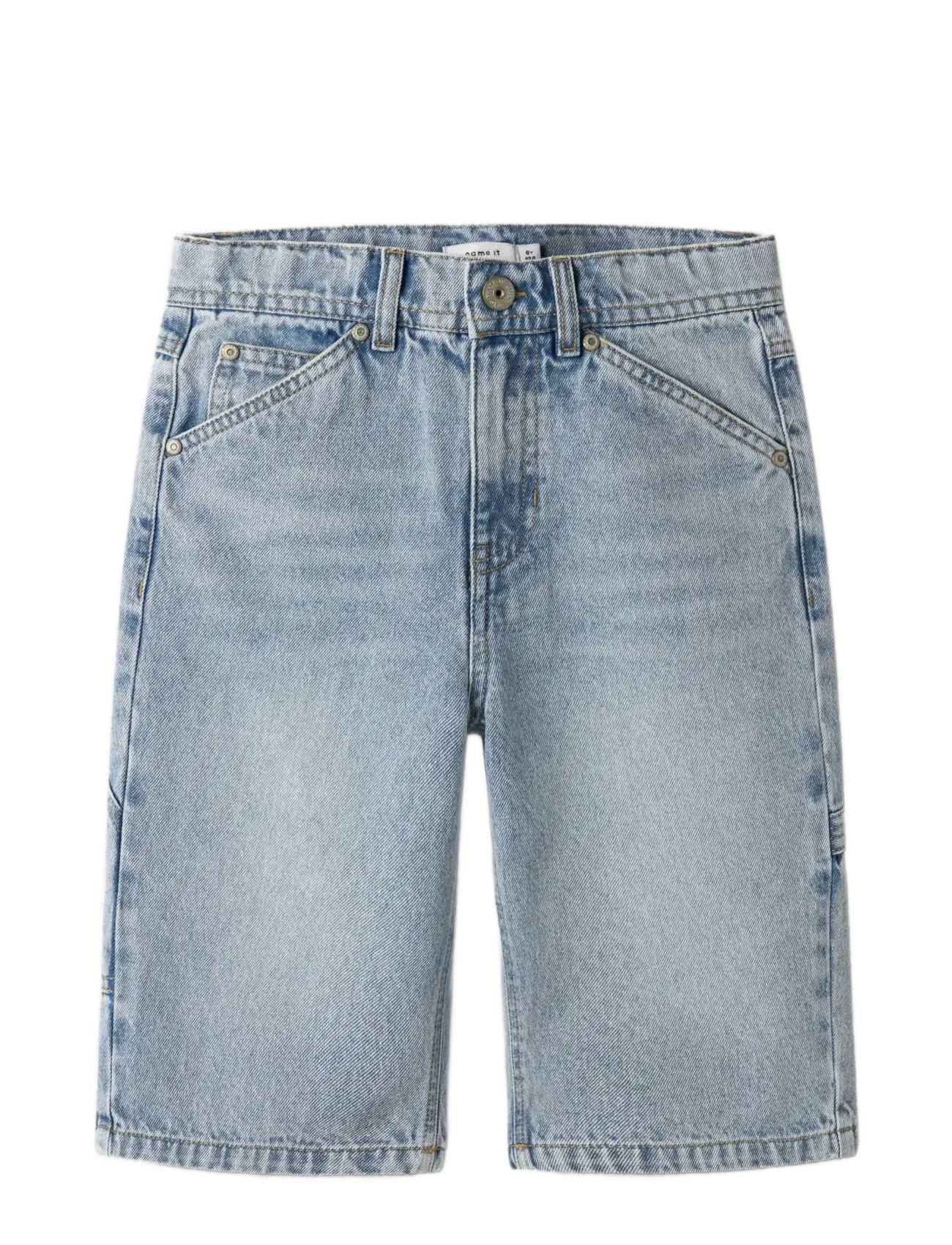 name it - NKMRYAN DNM BERMUDA 3800-IM NOOS - lühikesed teksapüksid - light blue bleached denim - 2