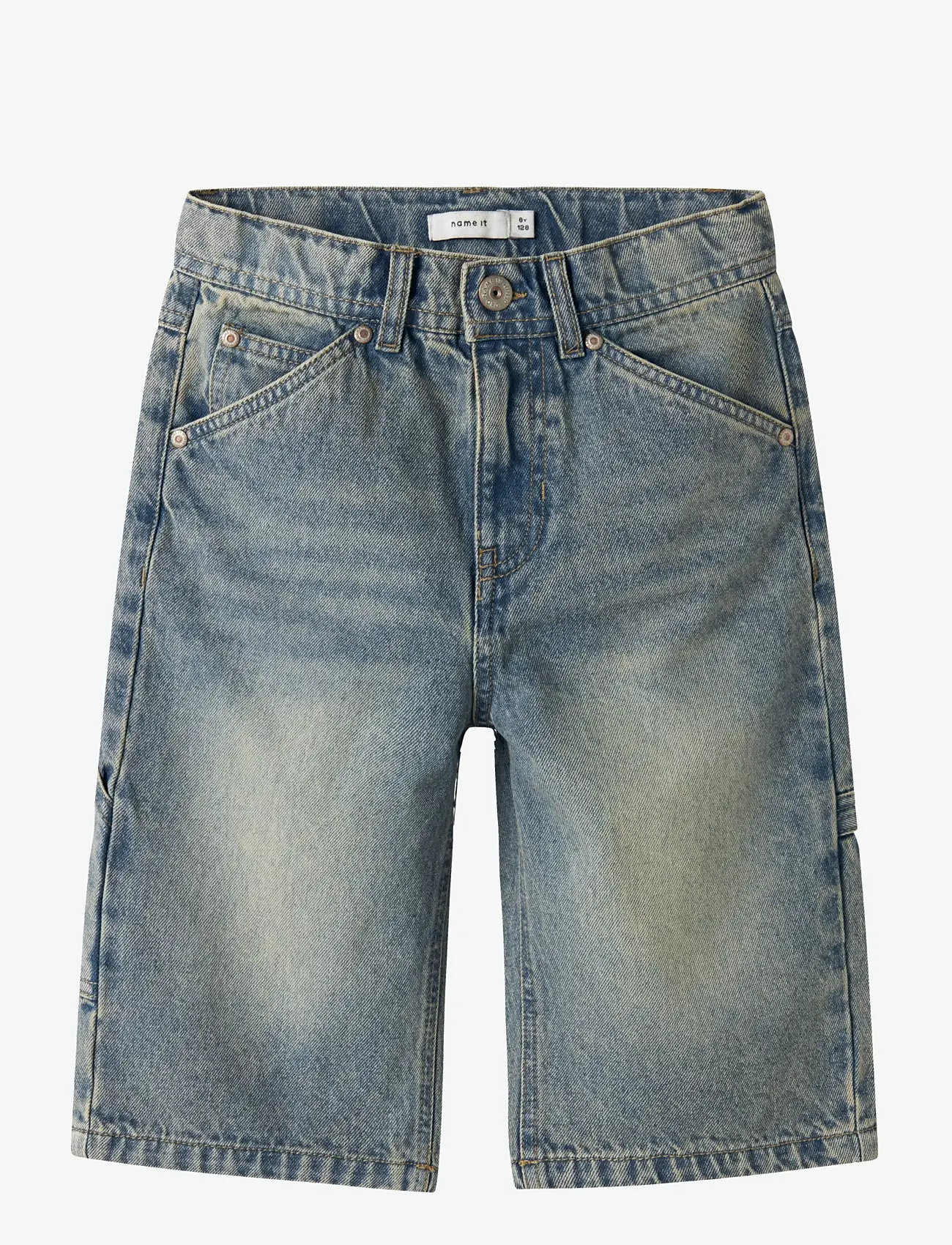name it - NKMRYAN DNM BERMUDA 3800-IM NOOS - denimshorts - vintage medium blue denim - 0