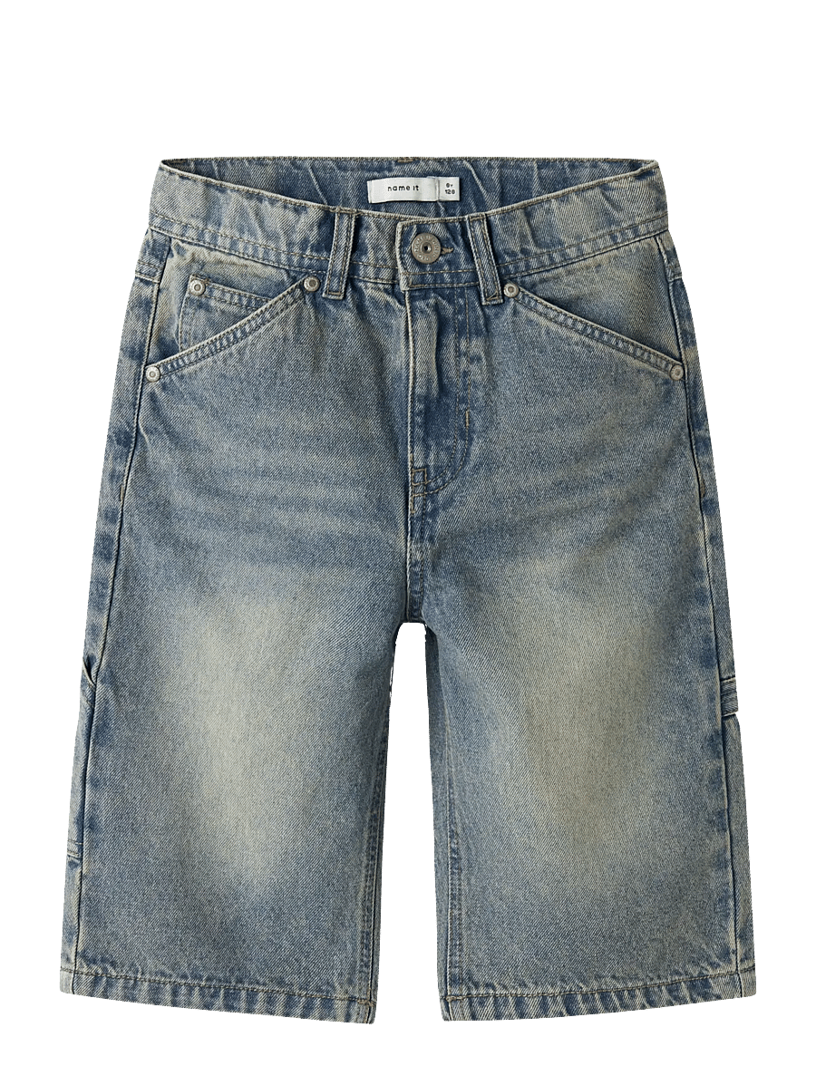 name it - NKMRYAN DNM BERMUDA 3800-IM NOOS - jeansshorts - vintage medium blue denim - 0