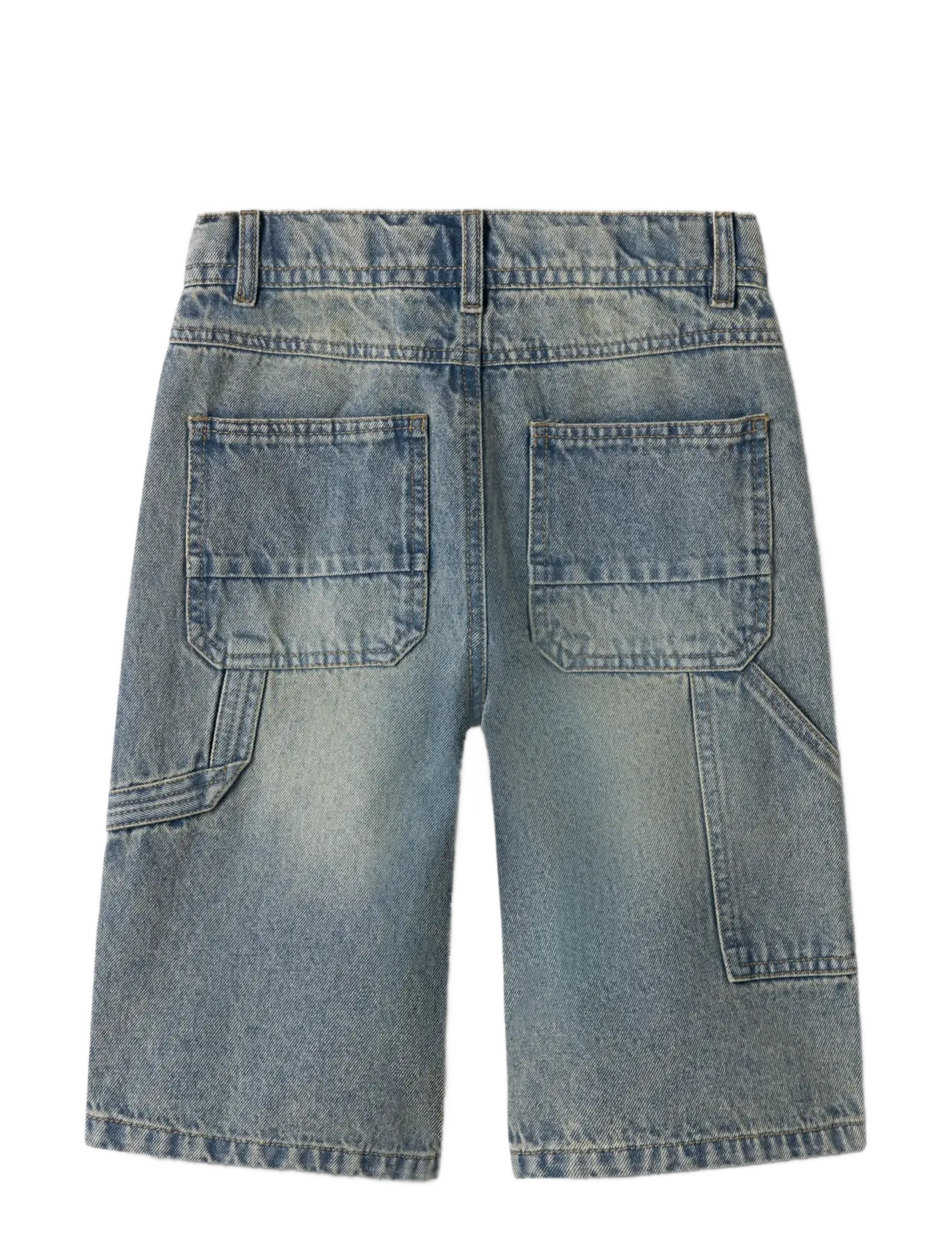 name it - NKMRYAN DNM BERMUDA 3800-IM NOOS - denim shorts - vintage medium blue denim - 1