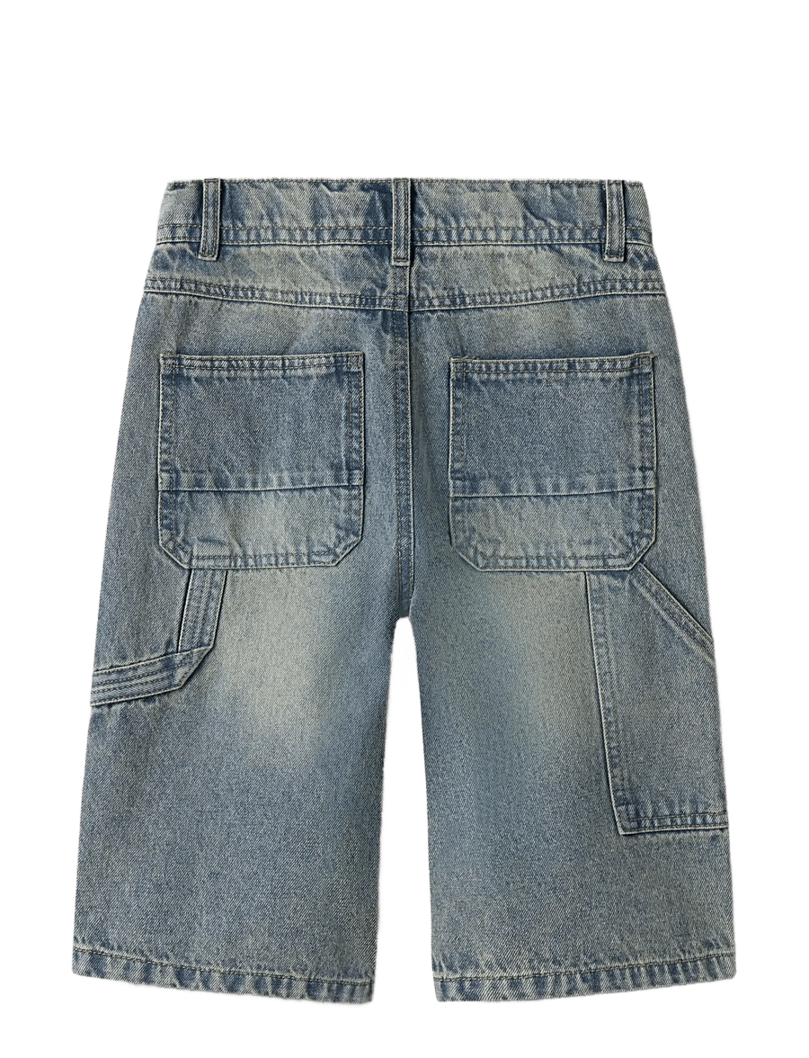 name it - NKMRYAN DNM BERMUDA 3800-IM NOOS - jeansshorts - vintage medium blue denim - 1