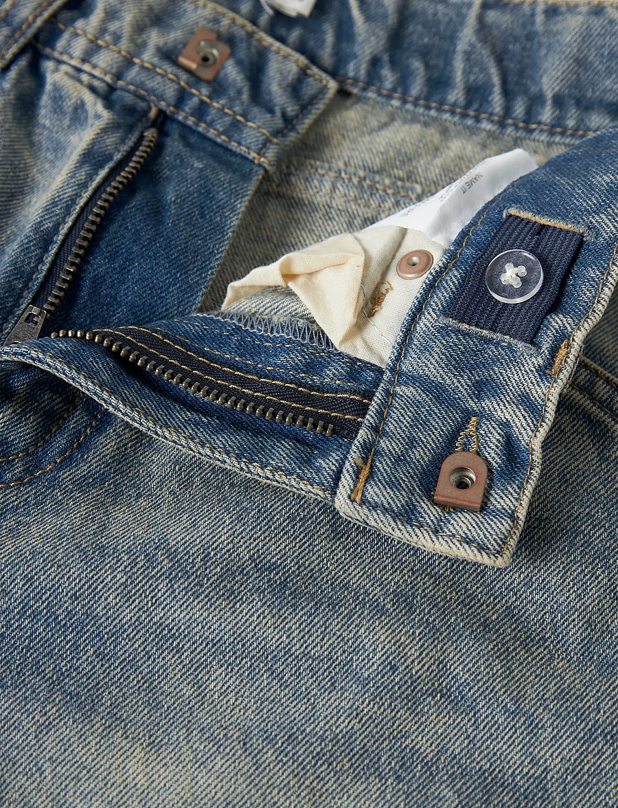 name it - NKMRYAN DNM BERMUDA 3800-IM NOOS - jeansshorts - vintage medium blue denim - 2