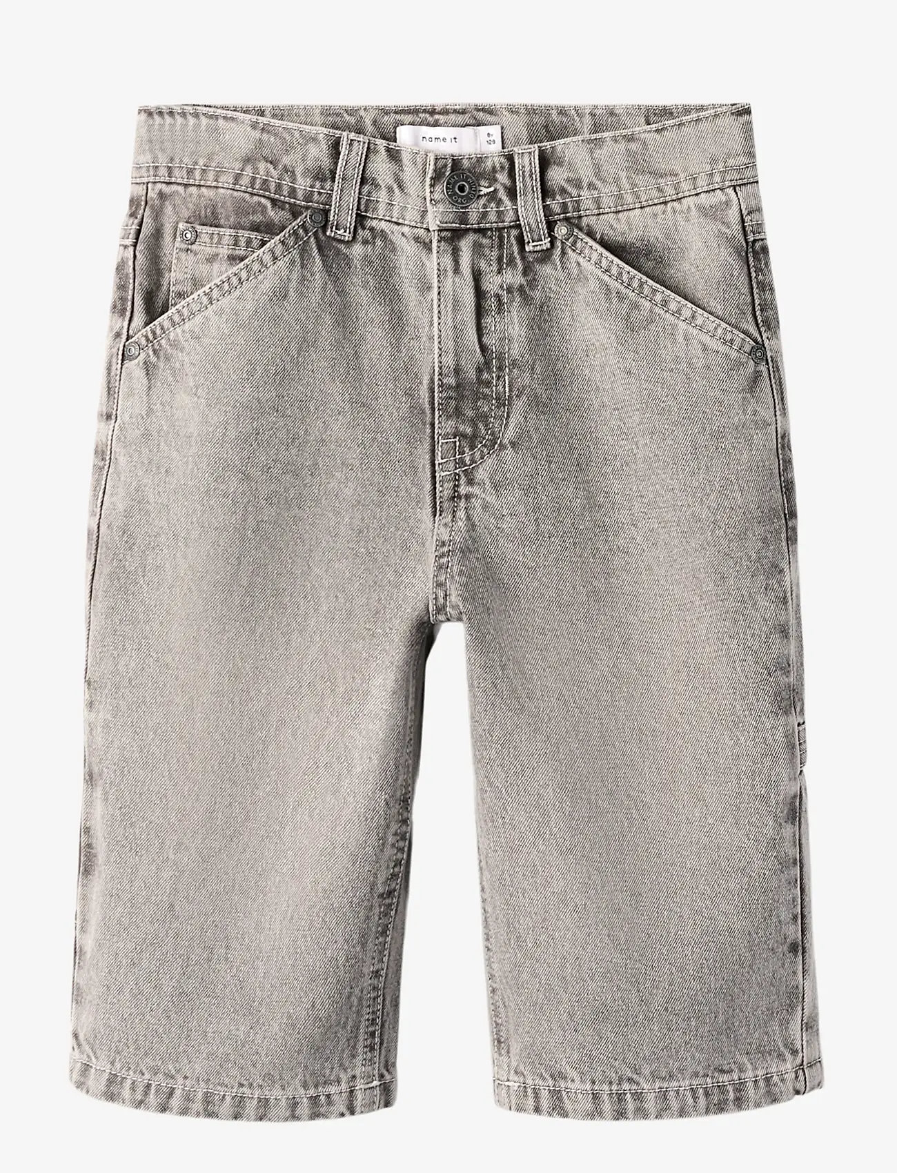 name it - NKMRYAN DNM BERMUDA 3800-IM NOOS - denimshorts - grey denim - 0