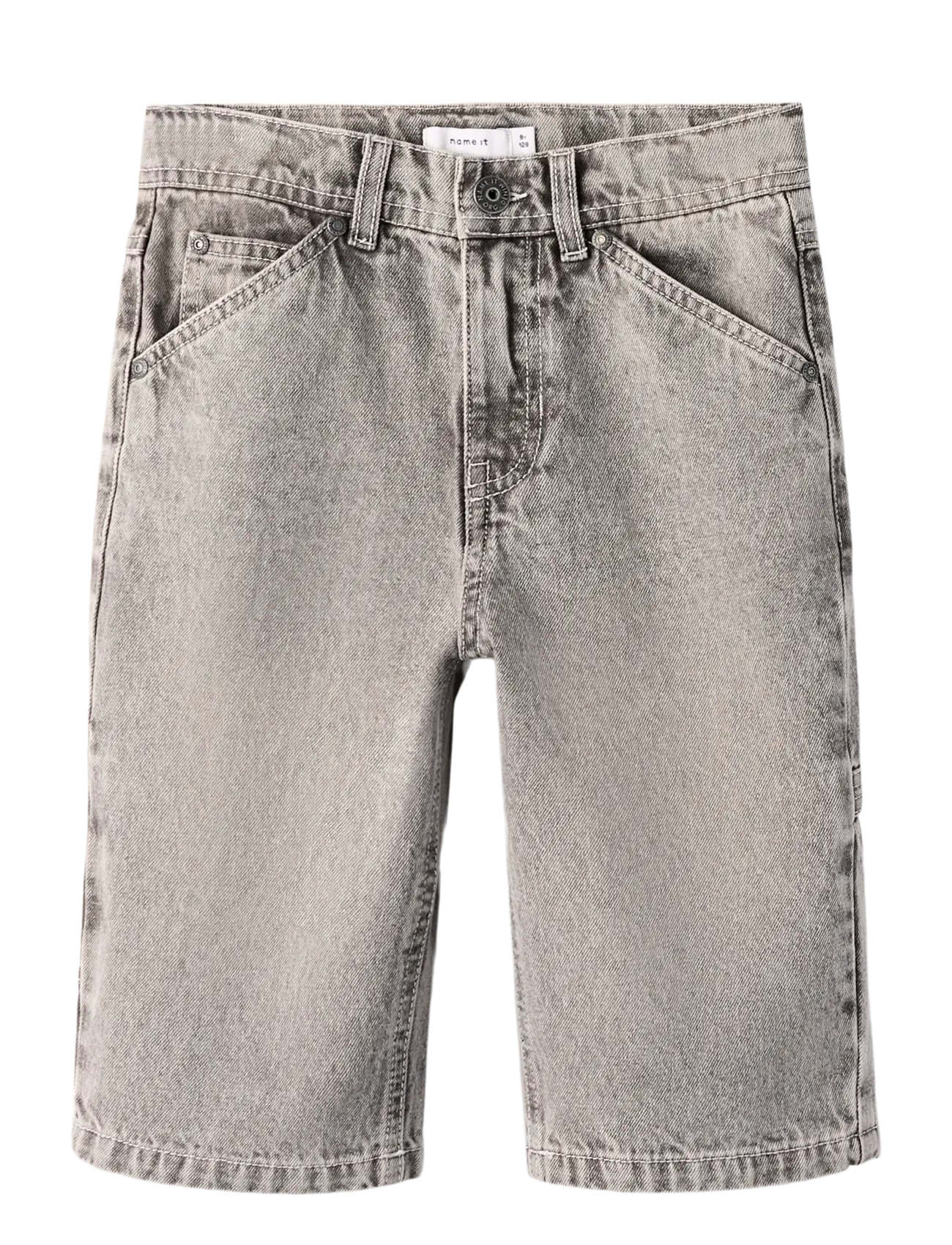 name it NKMRYAN DNM BERMUDA 3800-IM NOOS - Shorts - GREY DENIM / grey