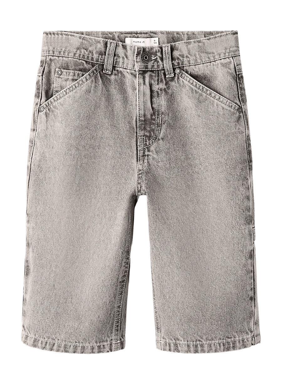 name it - NKMRYAN DNM BERMUDA 3800-IM NOOS - jeansshorts - grey denim - 0