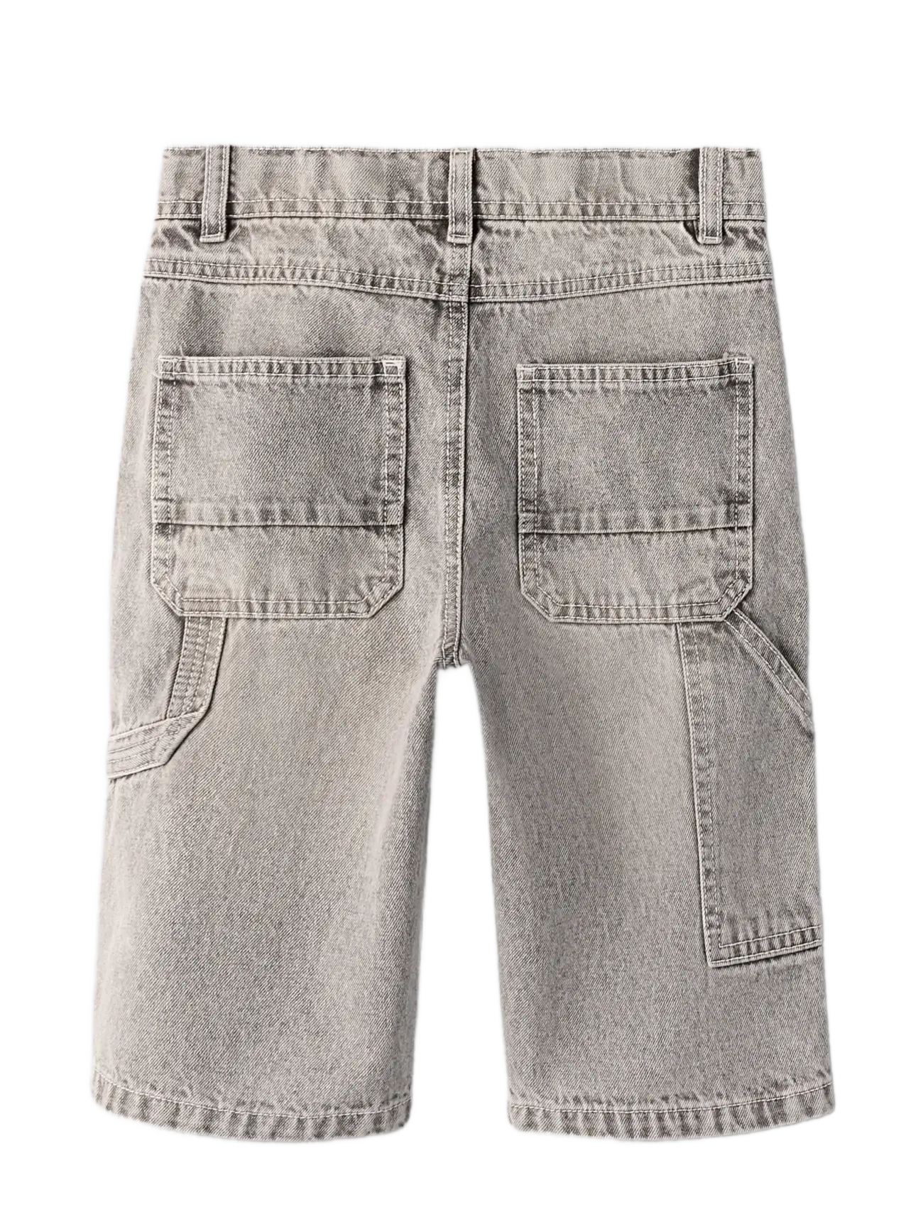 name it - NKMRYAN DNM BERMUDA 3800-IM NOOS - jeansshorts - grey denim - 1
