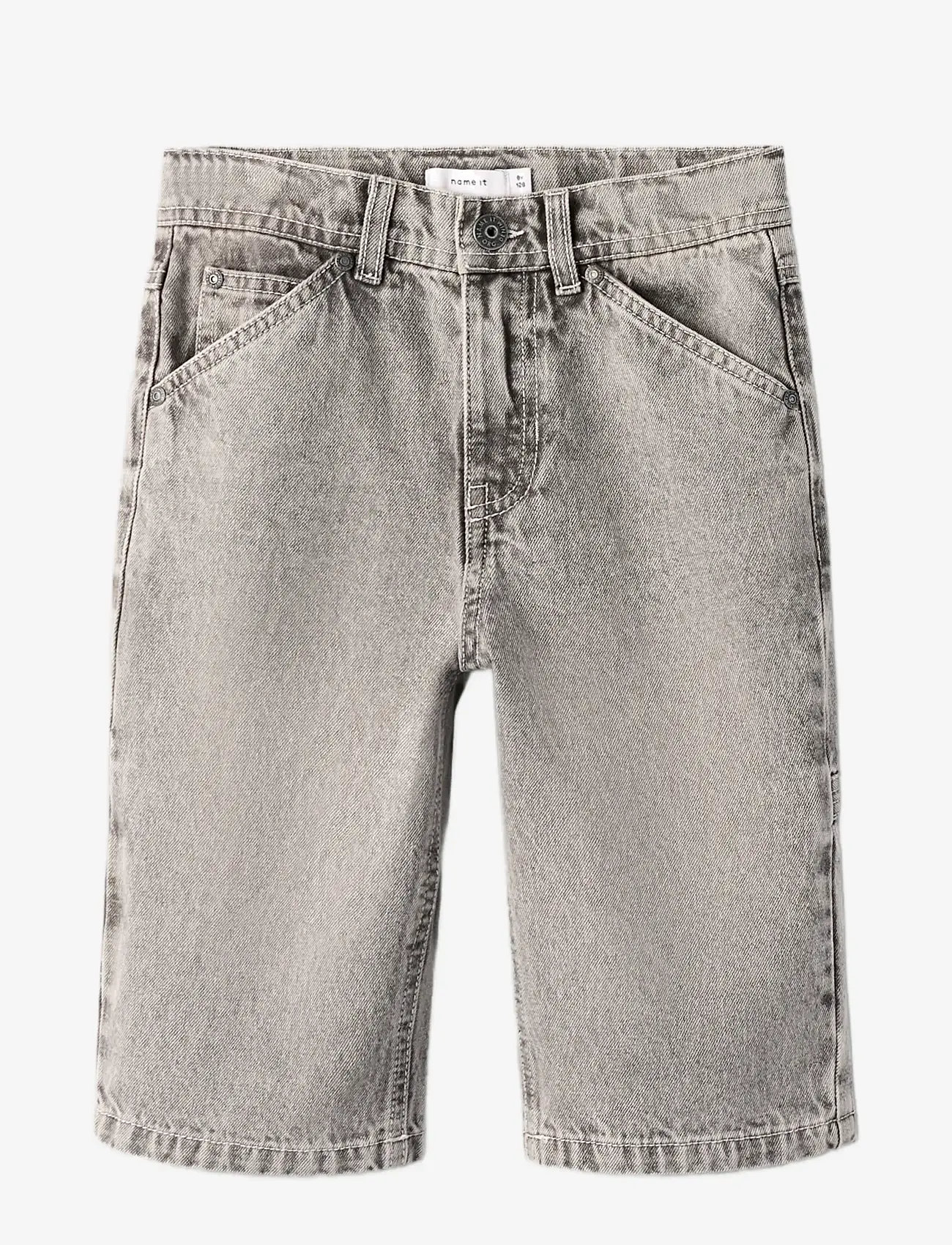 name it - NKMRYAN DNM BERMUDA 3800-IM NOOS - denimshorts - grey denim - 2