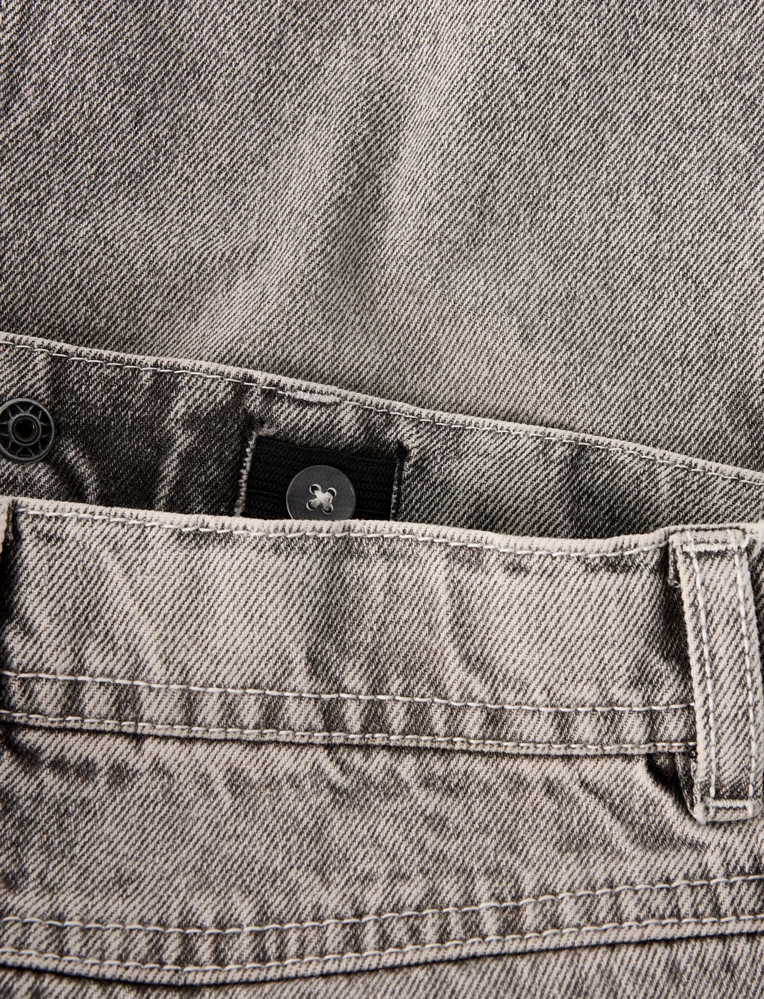 name it - NKMRYAN DNM BERMUDA 3800-IM NOOS - jeansshorts - grey denim - 3