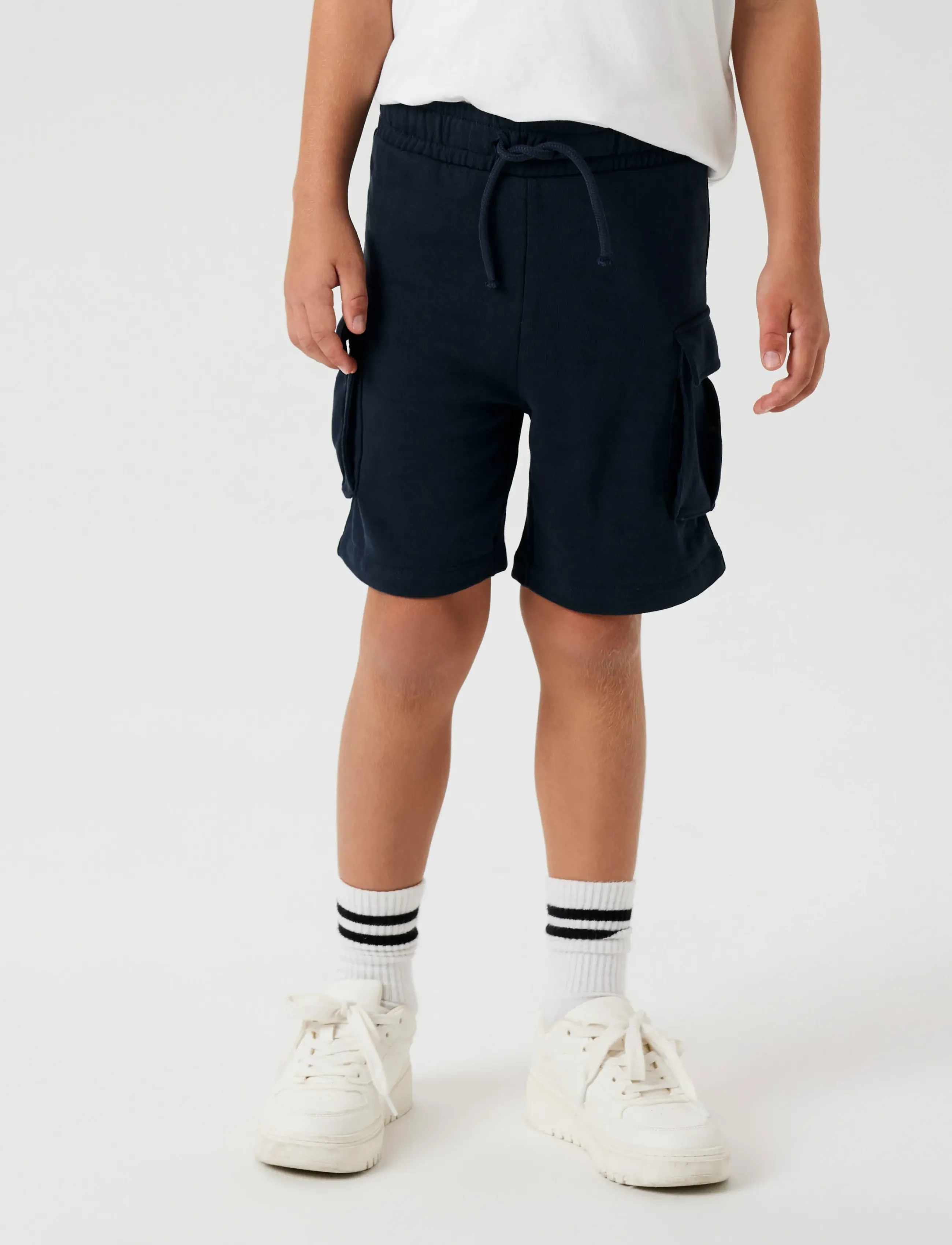 name it - NKMOLLIE CARGO SHORTS UNB NOOS - lühikesed kargopüksid - dark sapphire - 4