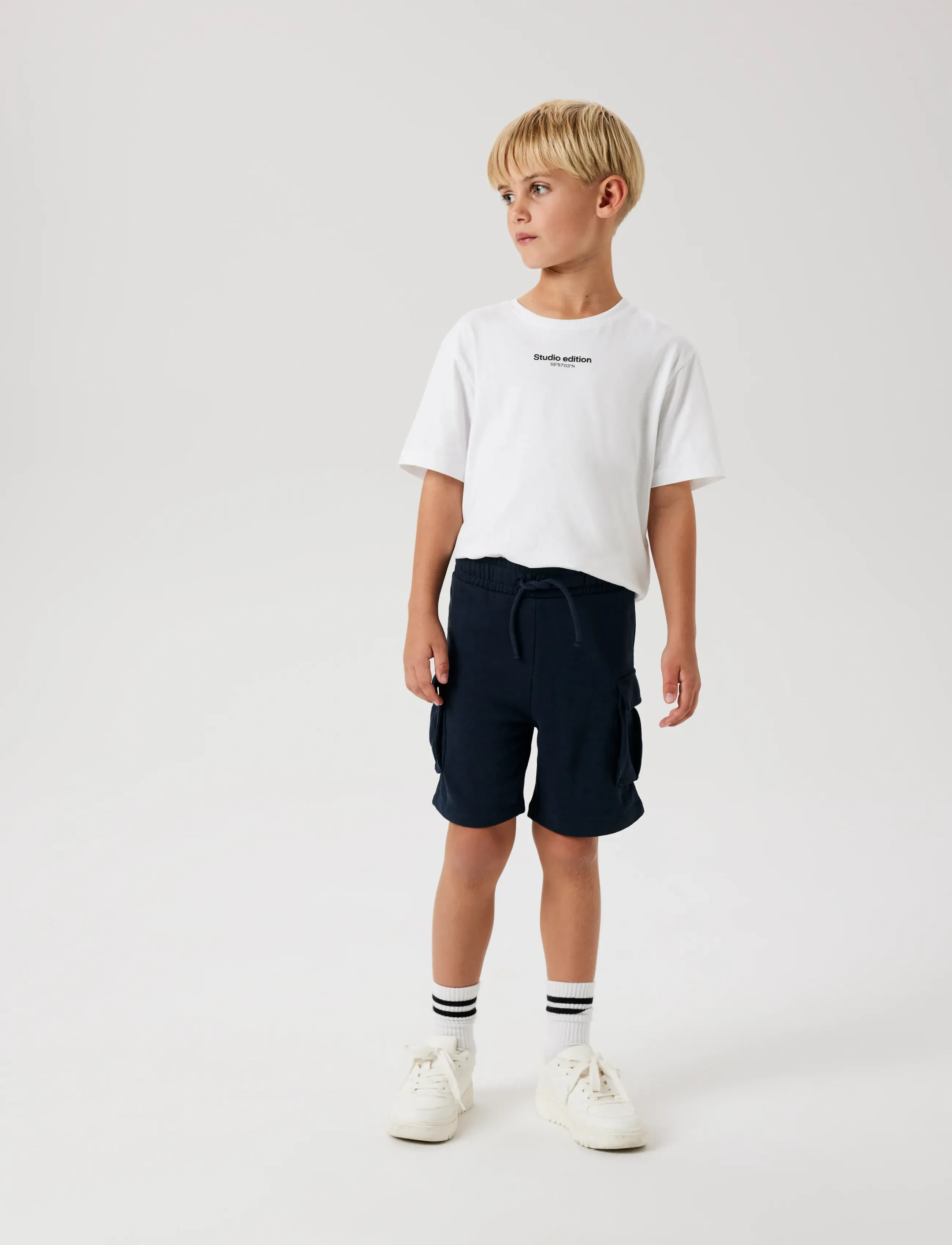 name it - NKMOLLIE CARGO SHORTS UNB NOOS - lühikesed kargopüksid - dark sapphire - 5