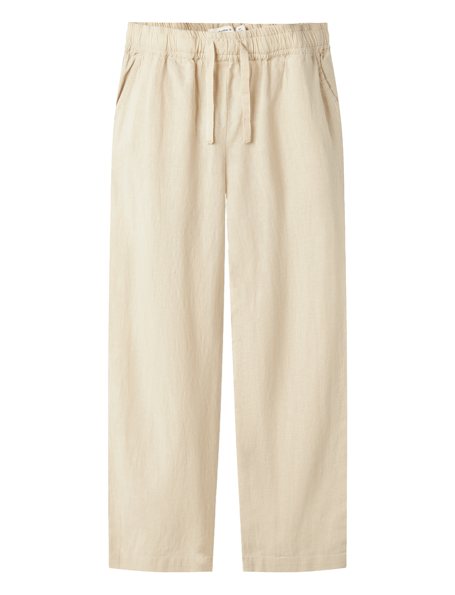 name it - NKMFALINNEN PANT - linane riietus - peyote - 0