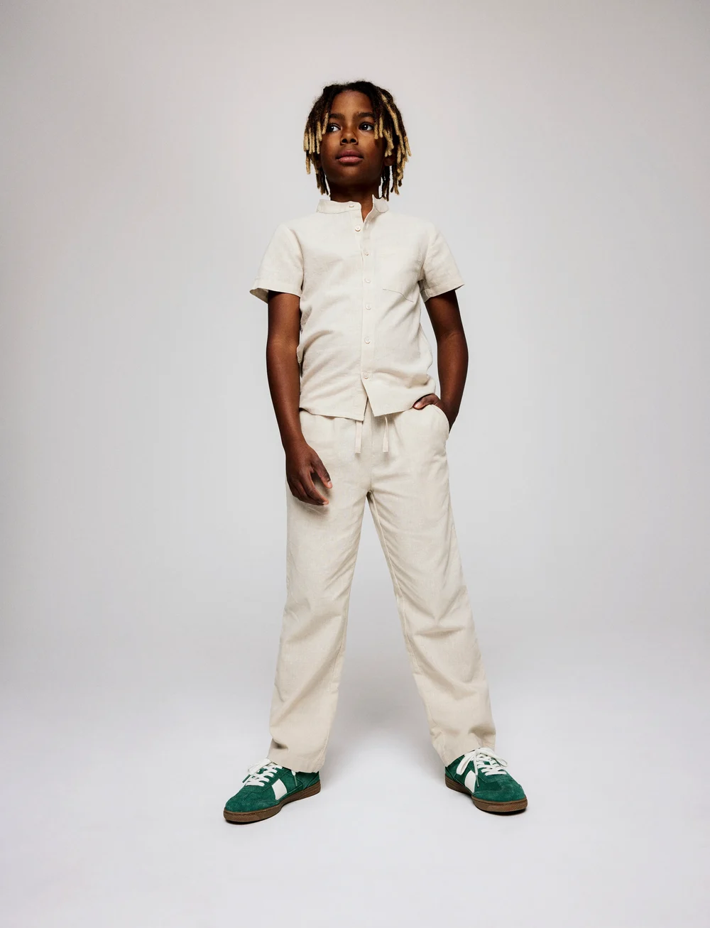 name it - NKMFALINNEN PANT - leinen-kleidung - peyote - 3