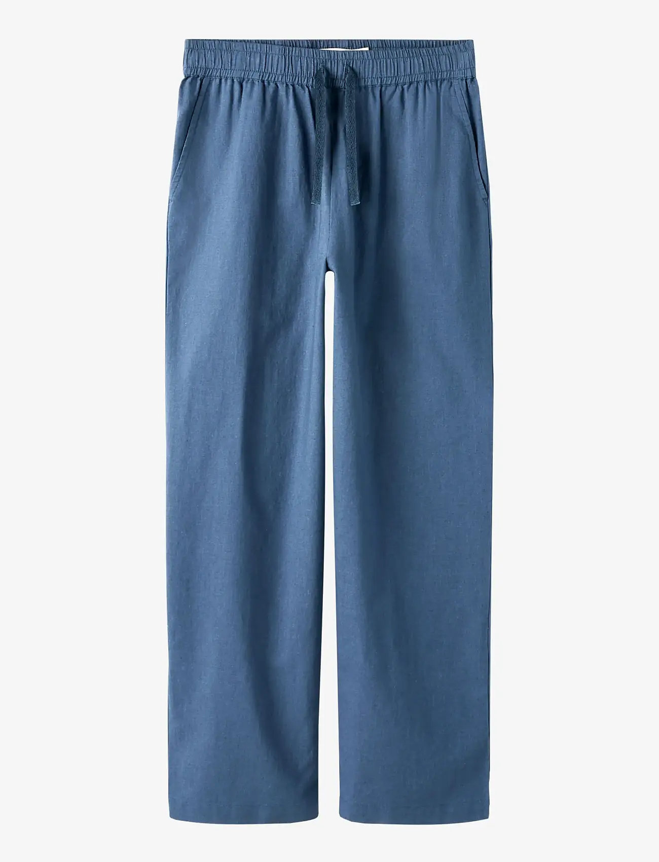 name it - NKMFALINNEN PANT - gode sommertilbud - vintage indigo - 0