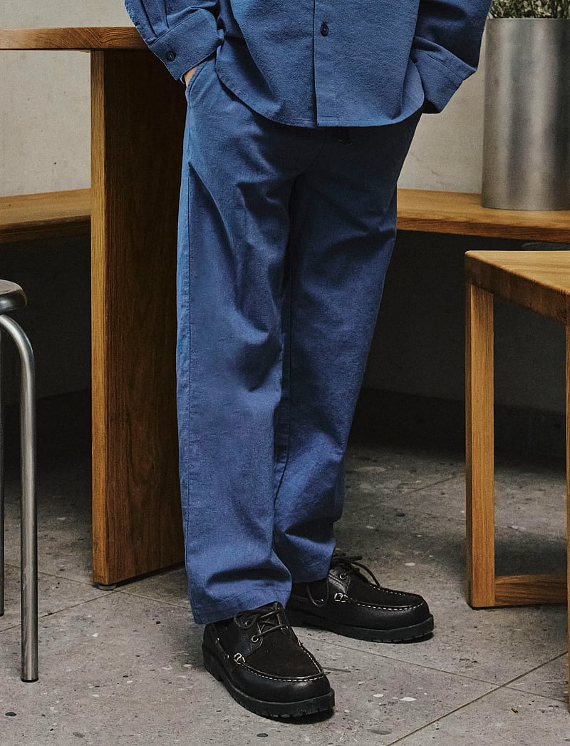 name it - NKMFALINNEN PANT - spodnie - vintage indigo - 3