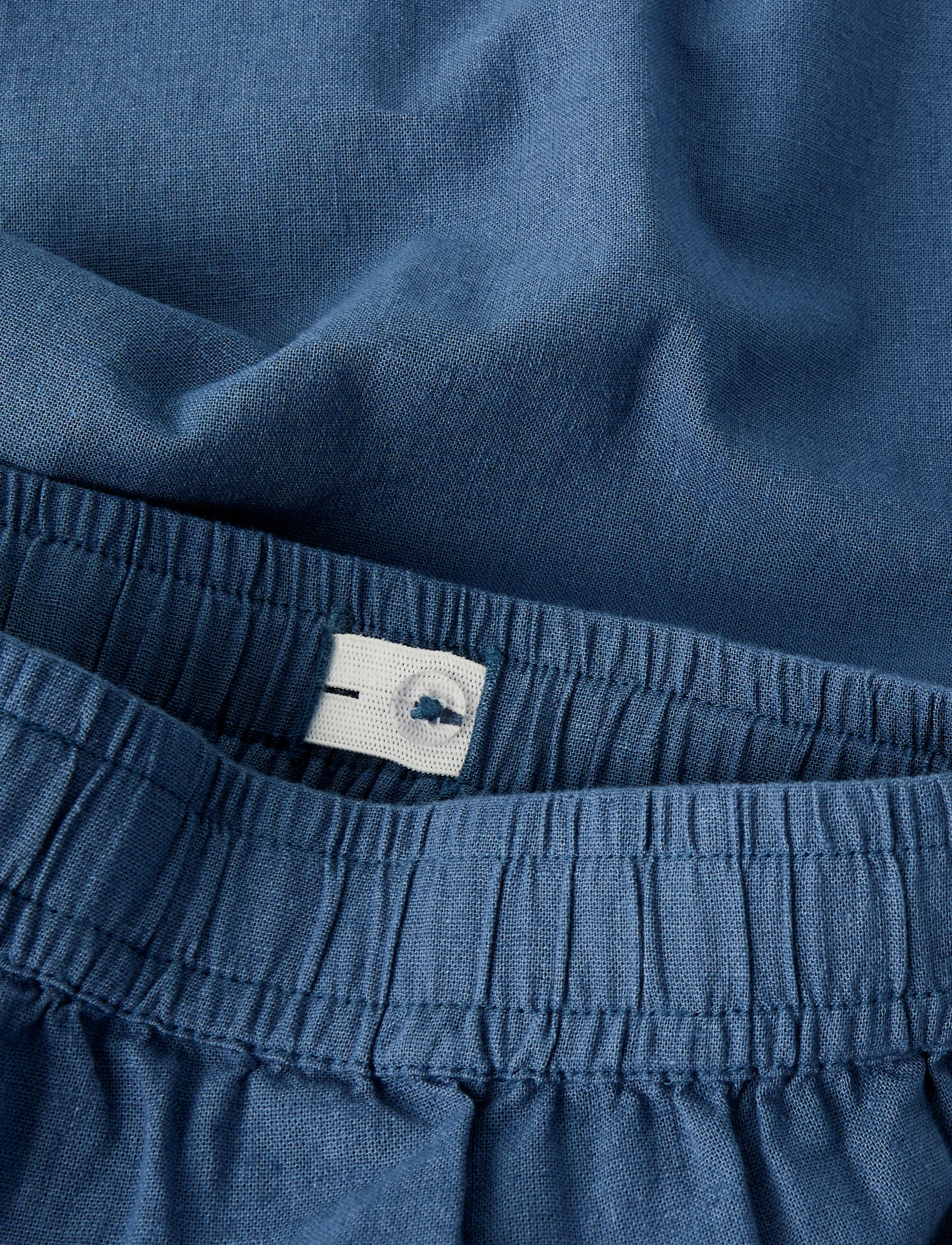 name it - NKMFALINNEN PANT - suvised sooduspakkumised - vintage indigo - 4