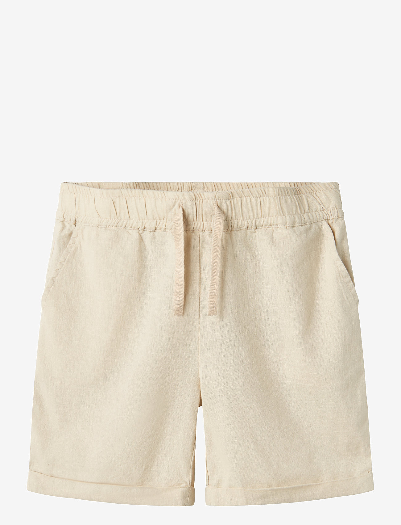 name it - NKMFALINNEN SHORTS - casual shorts - peyote - 0
