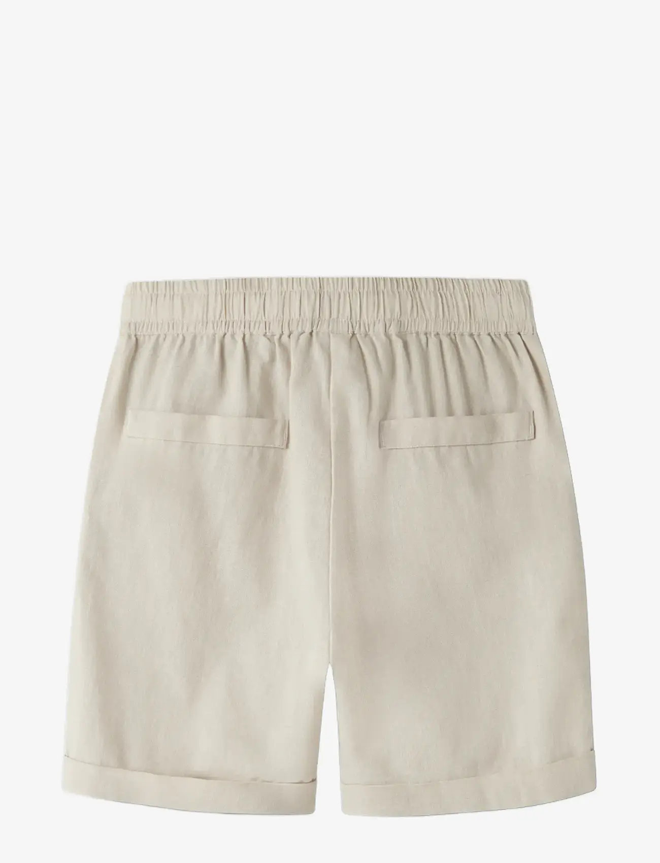 name it - NKMFALINNEN SHORTS - casual shorts - peyote melange - 1