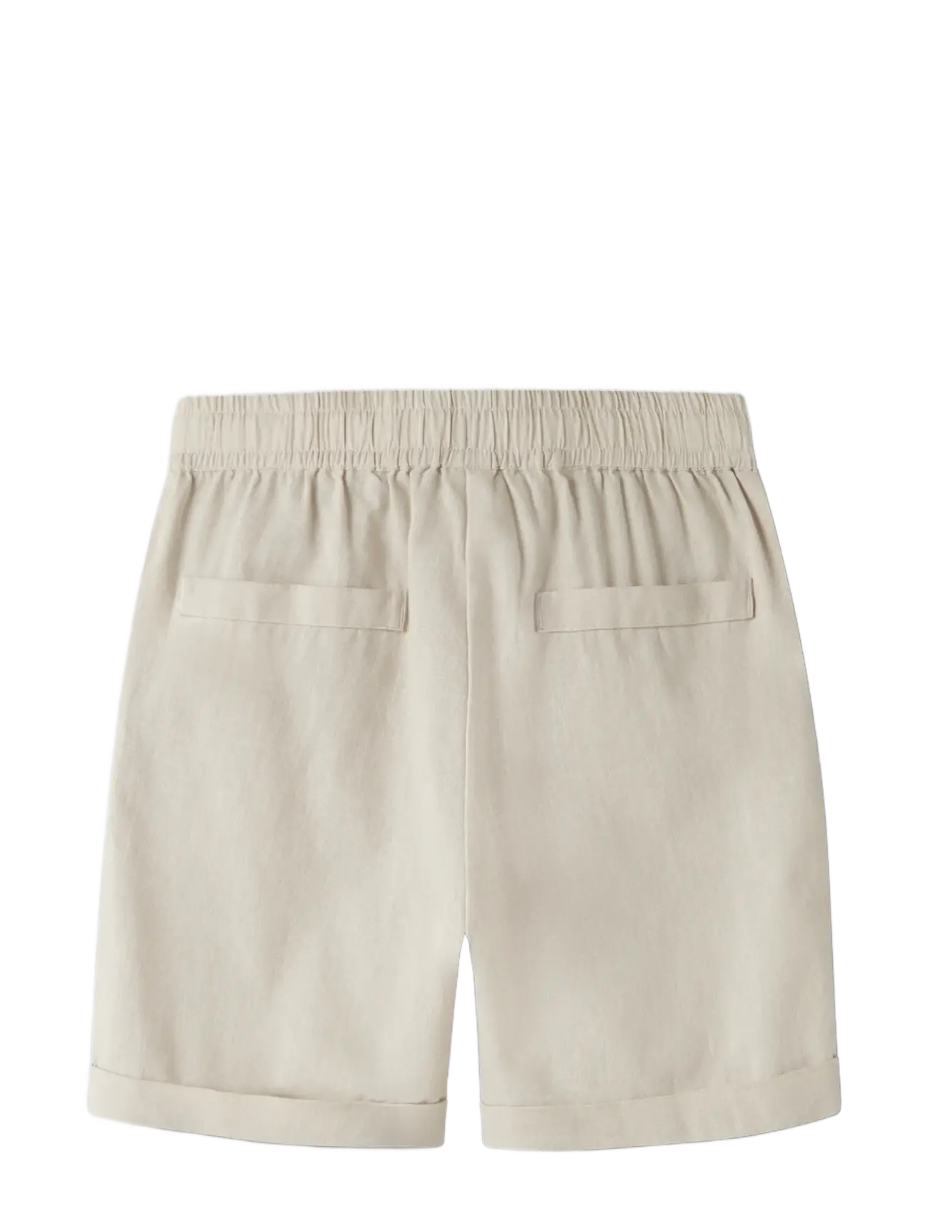 name it - NKMFALINNEN SHORTS - ikdienas šorti - peyote melange - 1