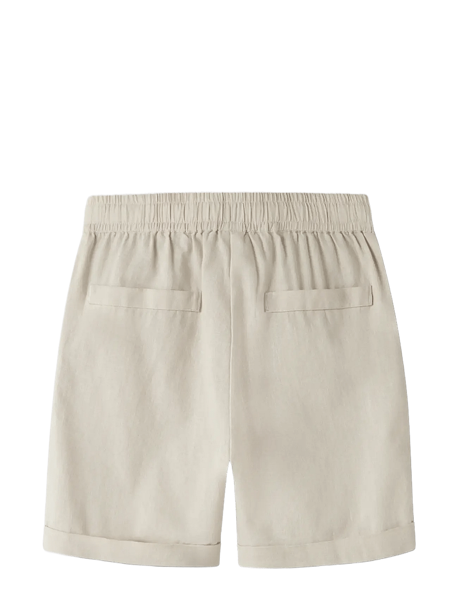 name it - NKMFALINNEN SHORTS - casual shorts - peyote melange - 1
