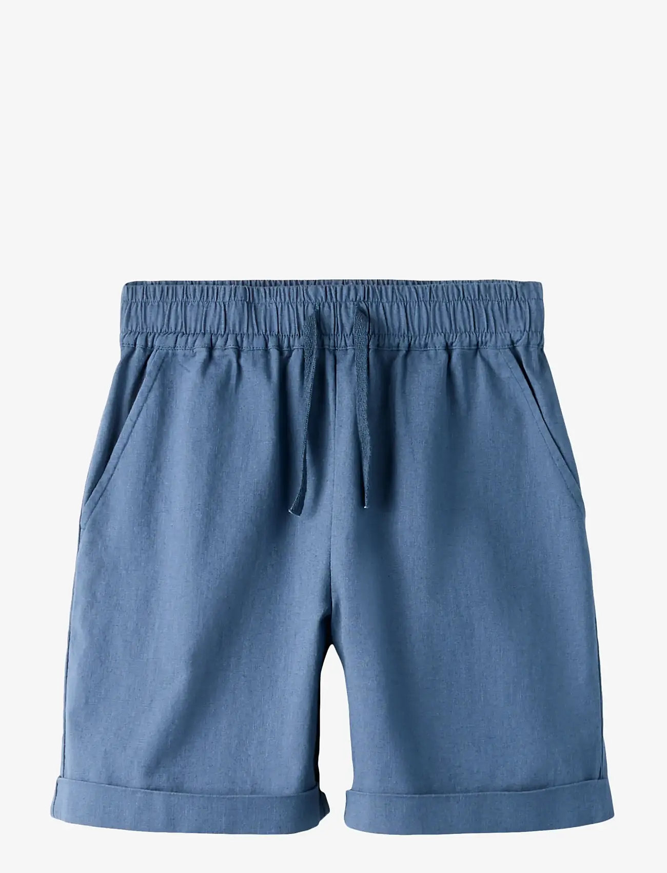 name it - NKMFALINNEN SHORTS - casual shorts - vintage indigo - 0