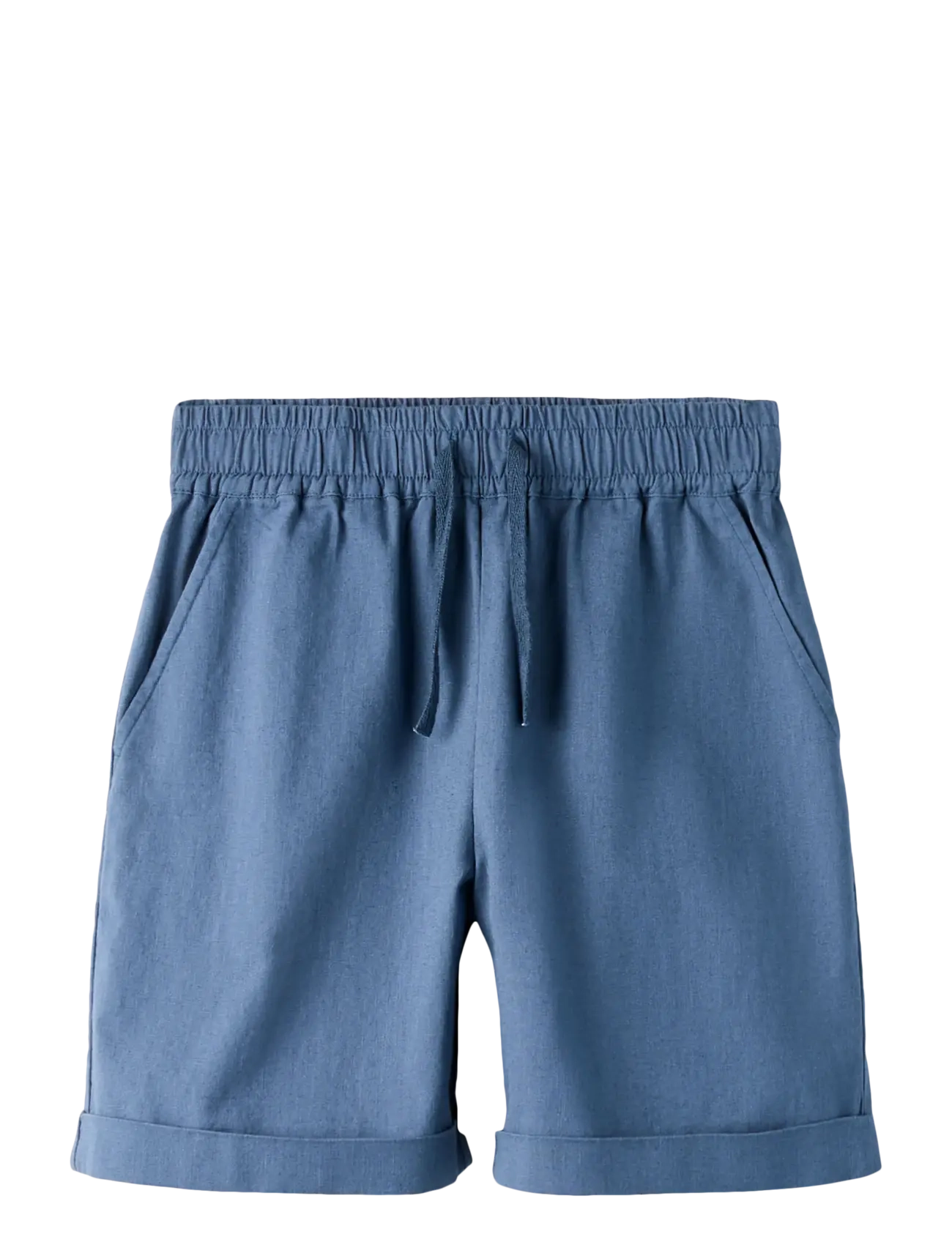 name it NKMFALINNEN SHORTS - Naujienos - VINTAGE INDIGO / blue
