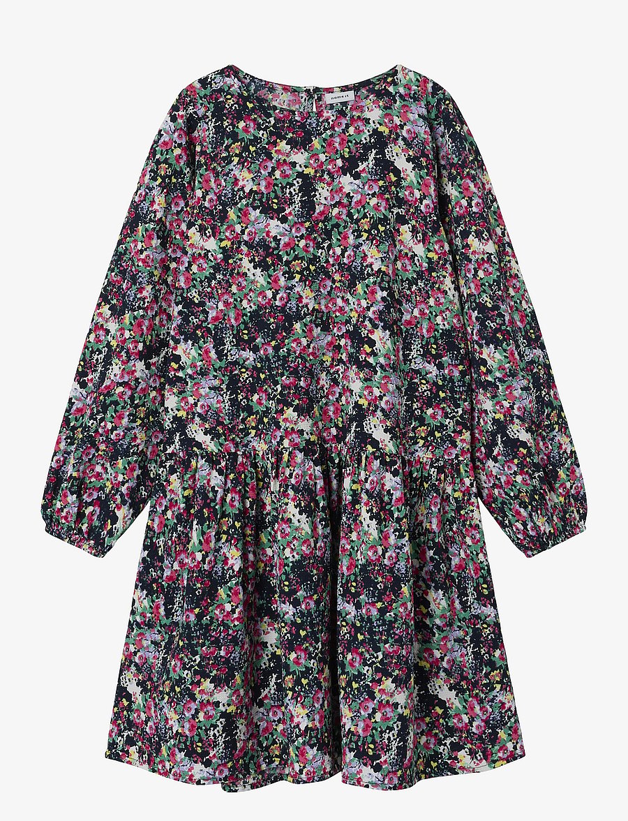 name it - NKFLIANA LS DRESS - black - 0
