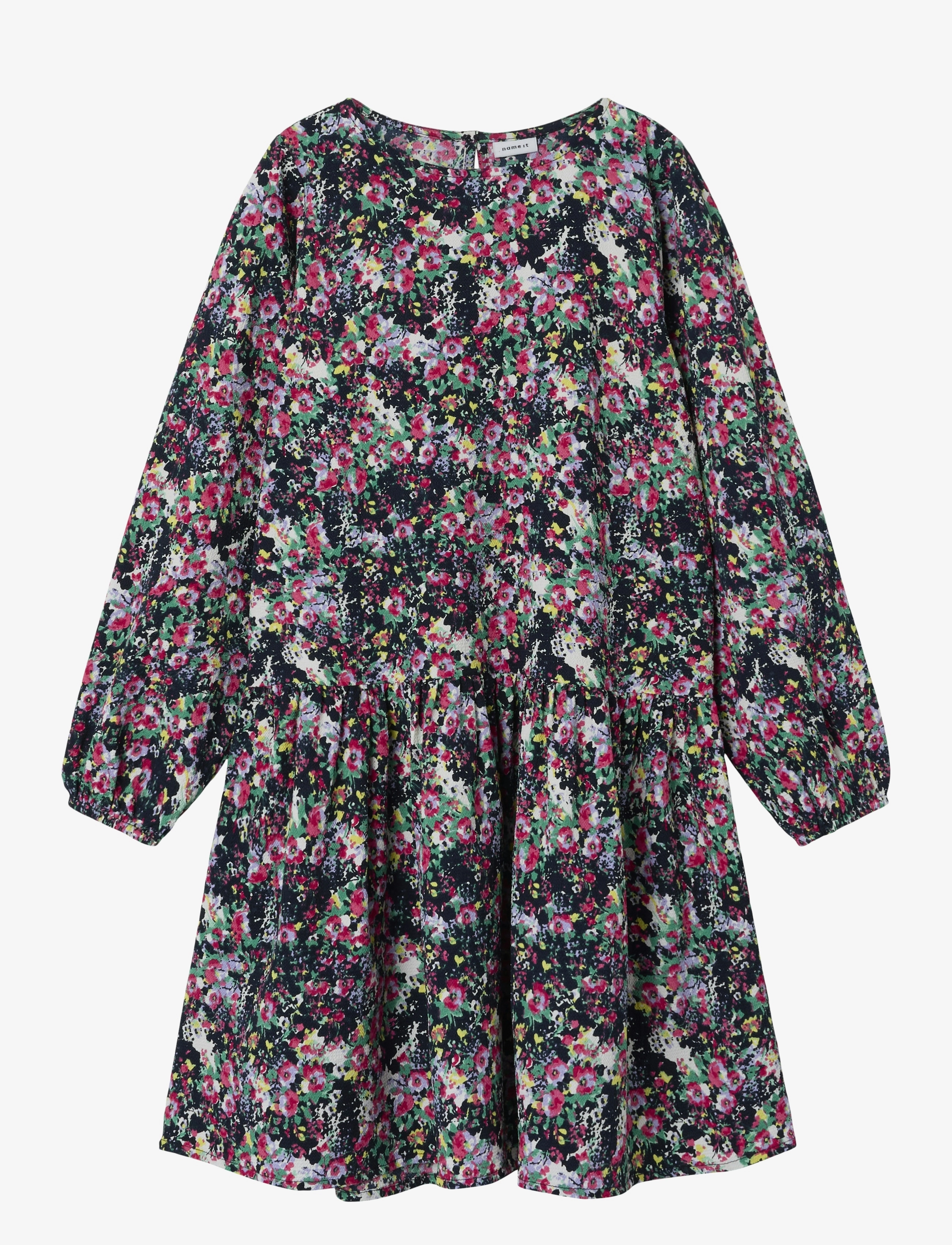 name it - NKFLIANA LS DRESS - black - 0