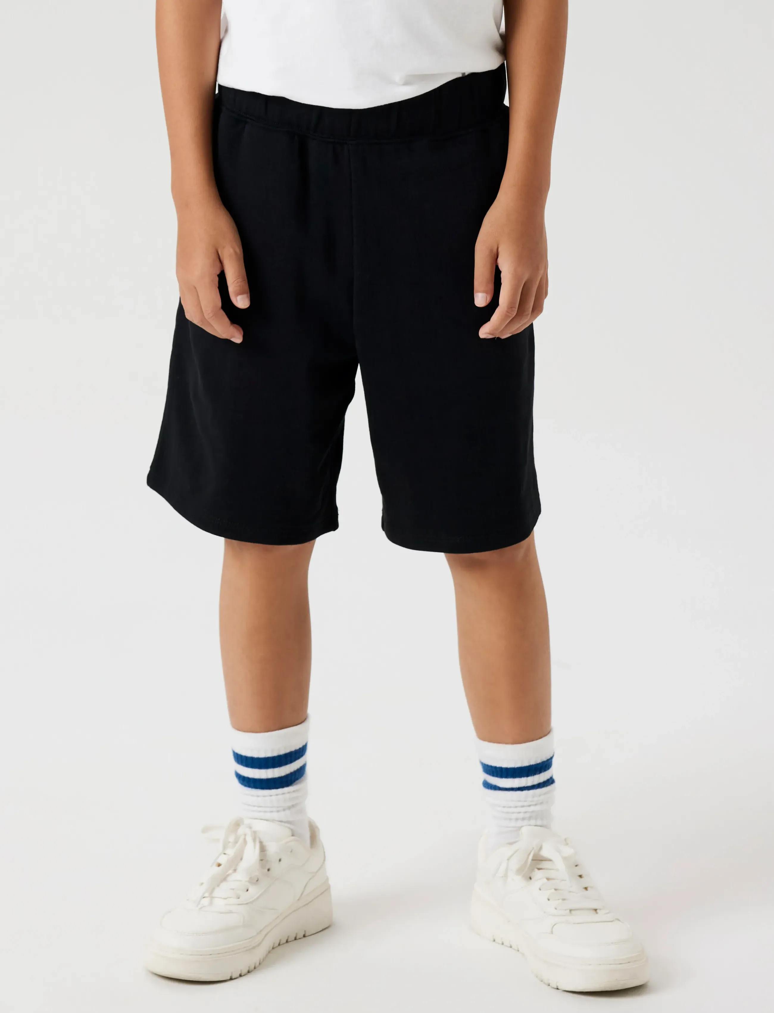 name it - NKNCYBER SWEAT SHORTS UNB NOOS - shorts en molleton - black - 2