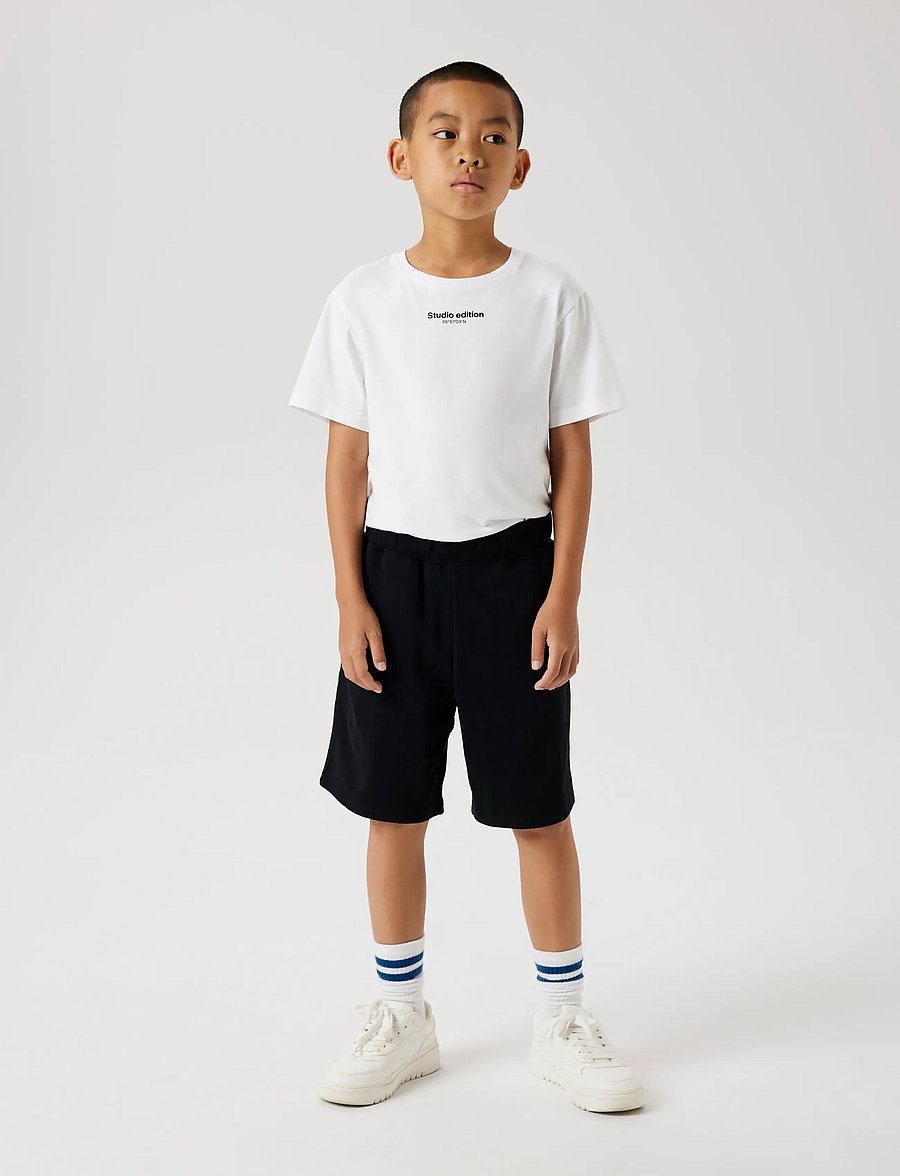 name it - NKNCYBER SWEAT SHORTS UNB NOOS - shorts en molleton - black - 3