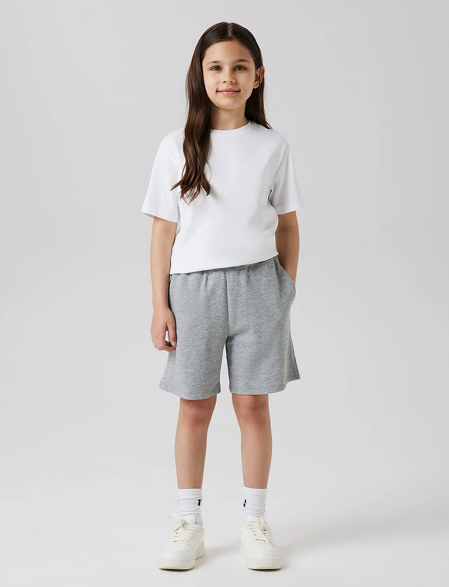 name it - NKNCYBER SWEAT SHORTS UNB NOOS - sweatshorts - grey melange - 5