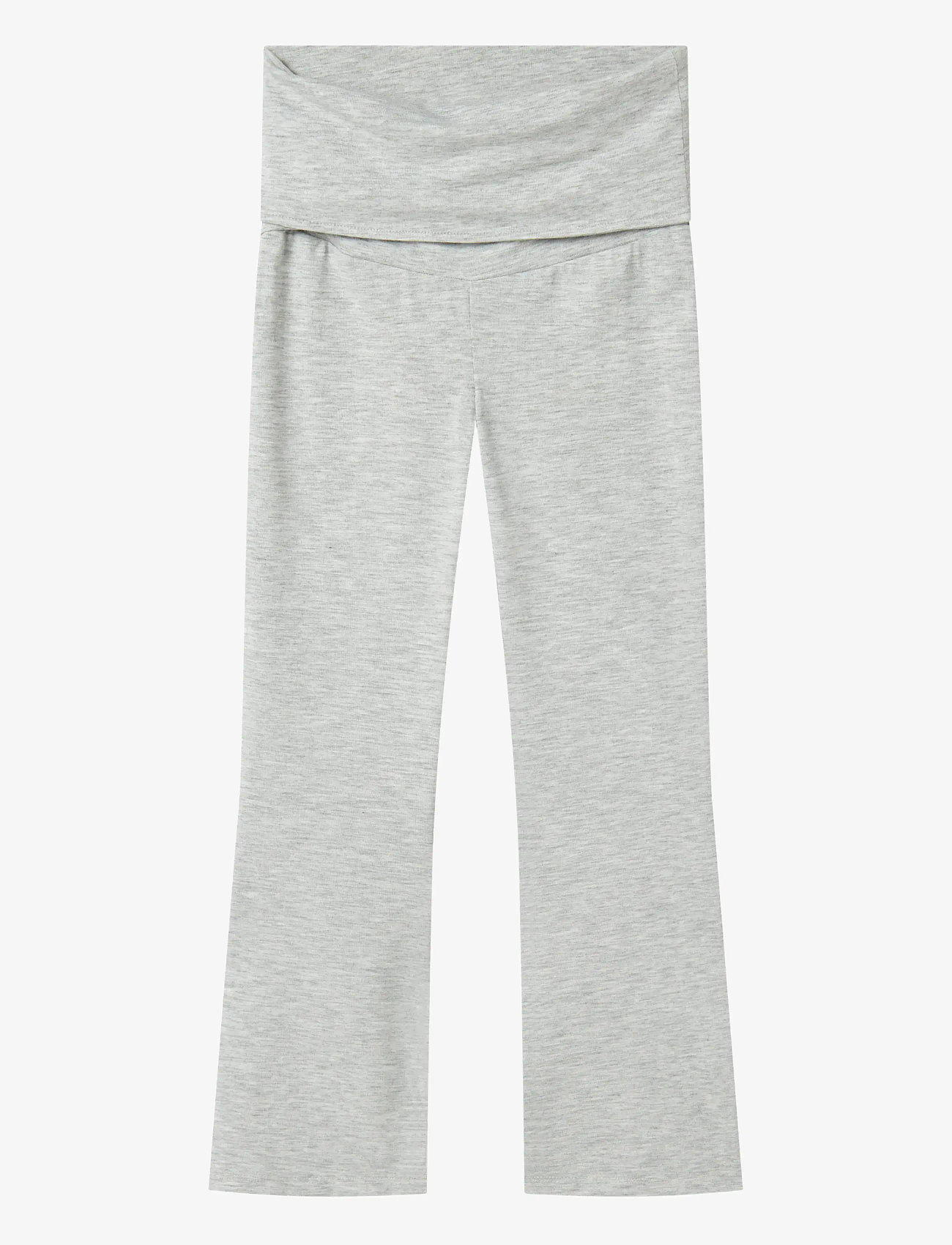 name it - NKFSPICE BOOTCUT PANT NOOS - leggings - light grey melange - 0