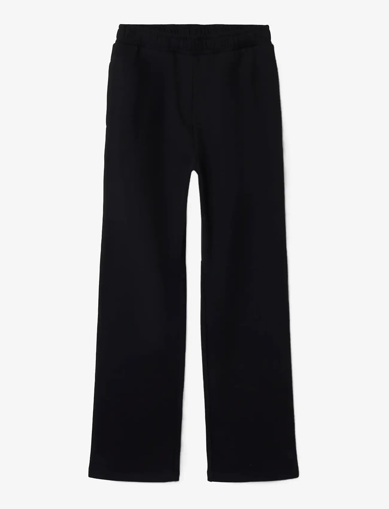 name it - NKFMILLE STRAIGHT SWEAT PANT UNB NOOS - sweatpants - black - 1