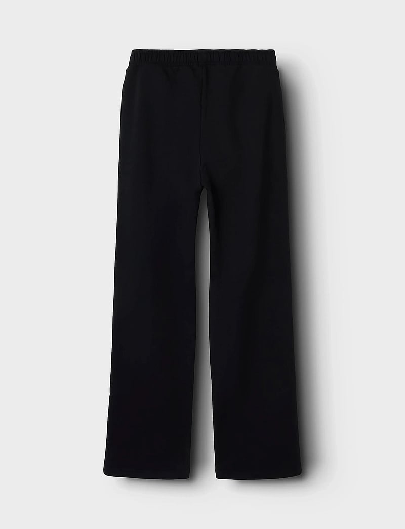 name it - NKFMILLE STRAIGHT SWEAT PANT UNB NOOS - sweatpants - black - 2