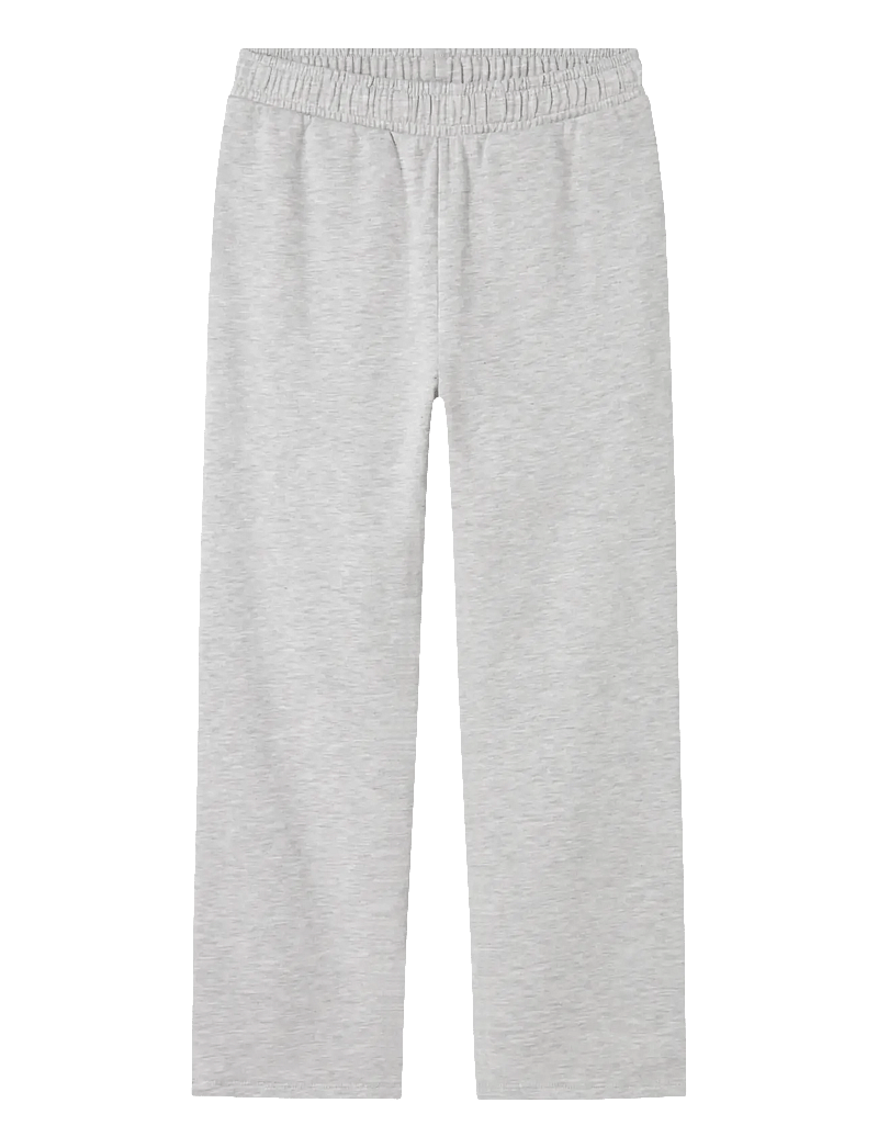 name it - NKFMILLE STRAIGHT SWEAT PANT UNB NOOS - jogginghosen - light grey melange - 0