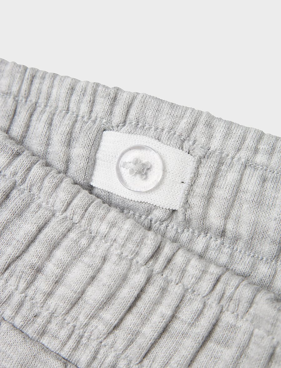 name it - NKFMILLE STRAIGHT SWEAT PANT UNB NOOS - joggingbroek - light grey melange - 3