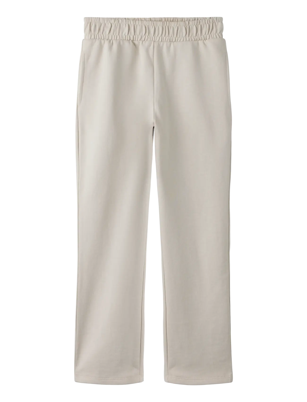 name it NKFMILLE STRAIGHT SWEAT PANT UNB NOOS - Underdele - PUMICE STONE / beige