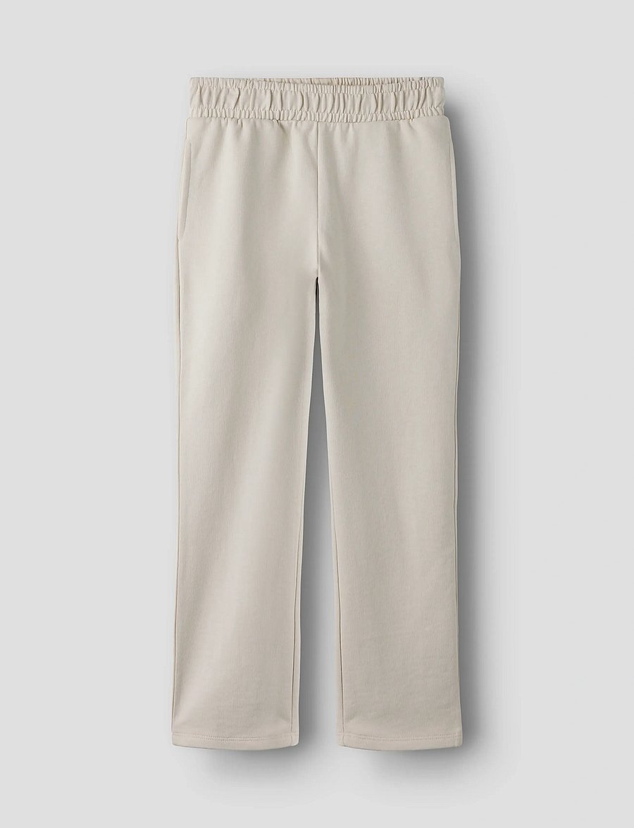 name it - NKFMILLE STRAIGHT SWEAT PANT UNB NOOS - sweatpants - pumice stone - 0