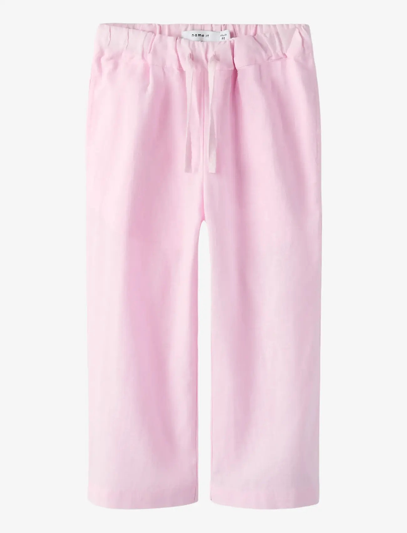name it - NMFFALINNEN STRAIGHT PANT - beebipüksid - pirouette - 0