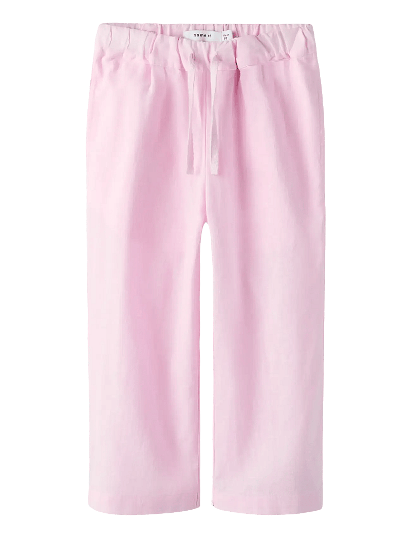 name it - NMFFALINNEN STRAIGHT PANT - beebipüksid - pirouette - 0